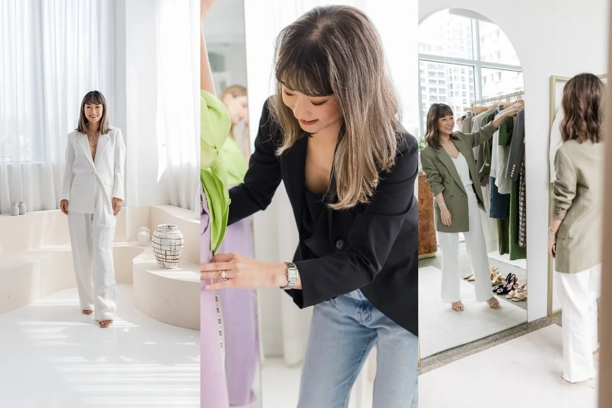 what to wear for a brand photoshoot as a personal stylist in Singapore – Nina Mucalov Photography