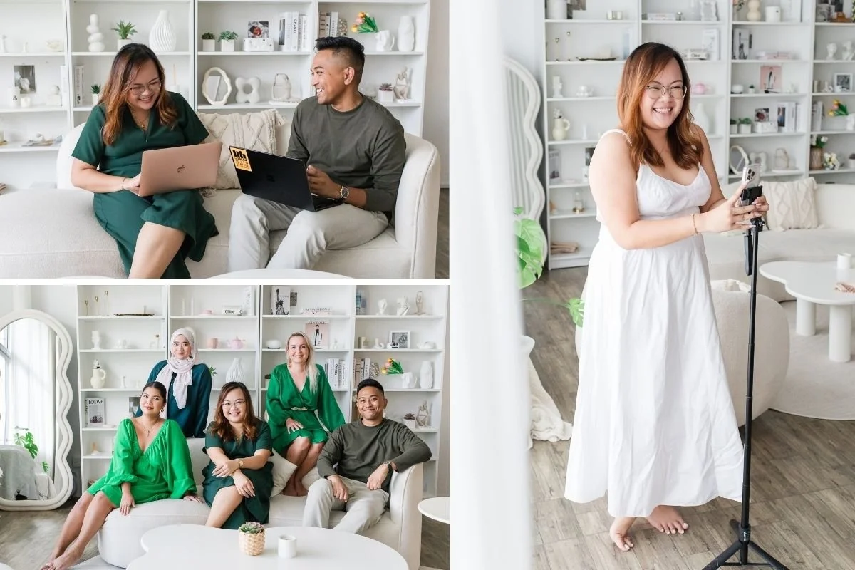 what to wear for a creative team brand photoshoot in Singapore – Nina Mucalov Photography