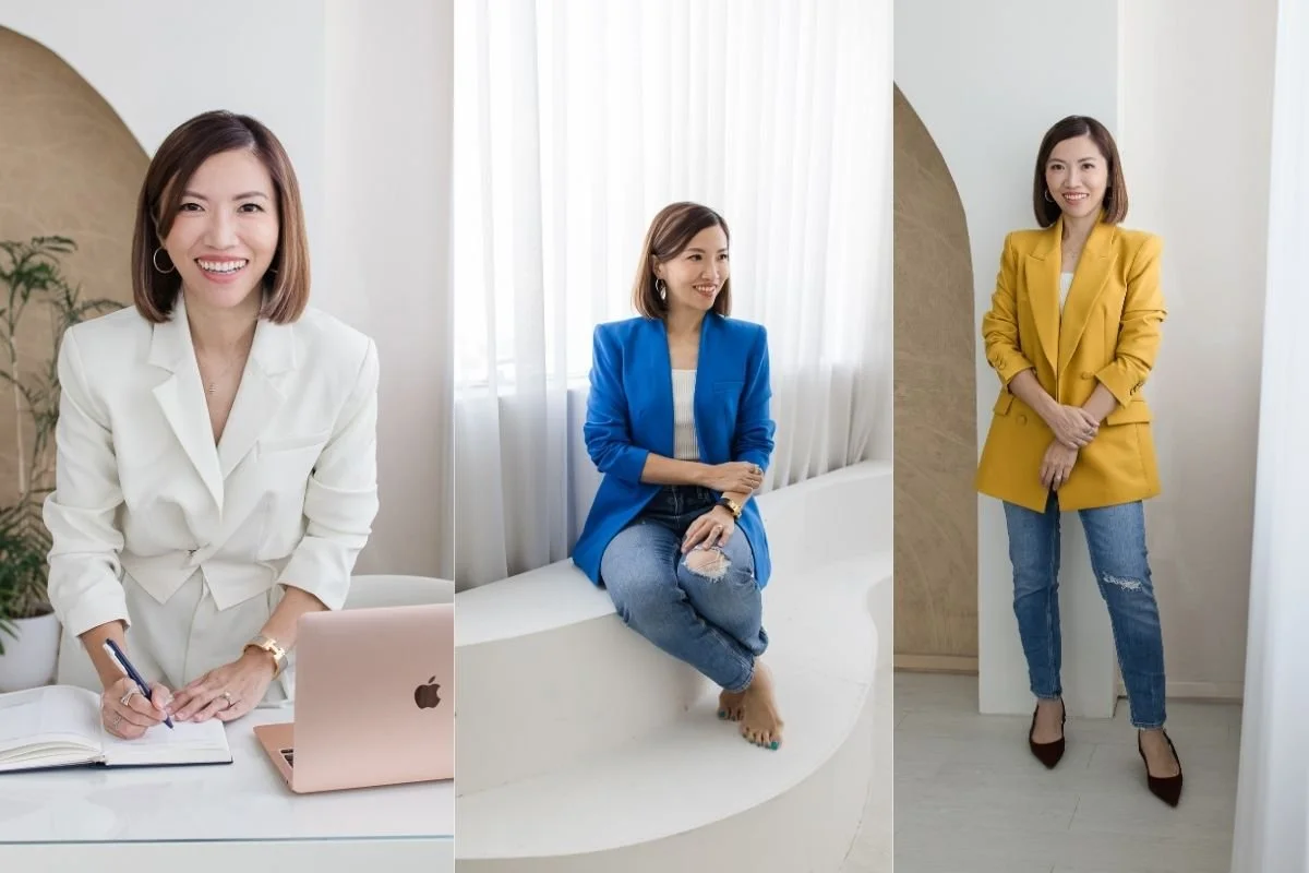what to wear for a brand photoshoot as an international recruiter in Singapore – Nina Mucalov Photography
