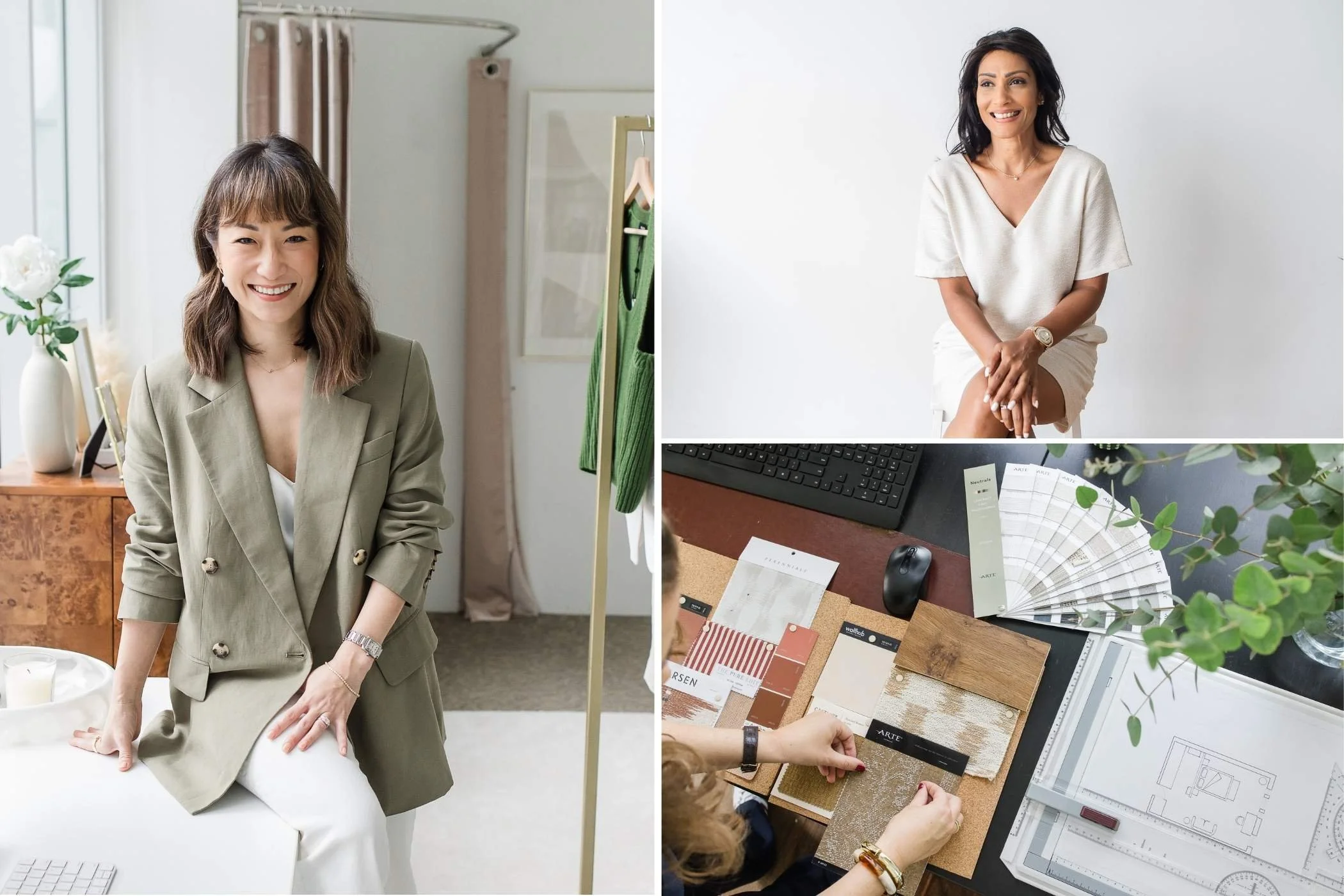 Business owner and female founder smiling confidently during a personal branding photoshoot in Singapore by Nina Mucalov Photography