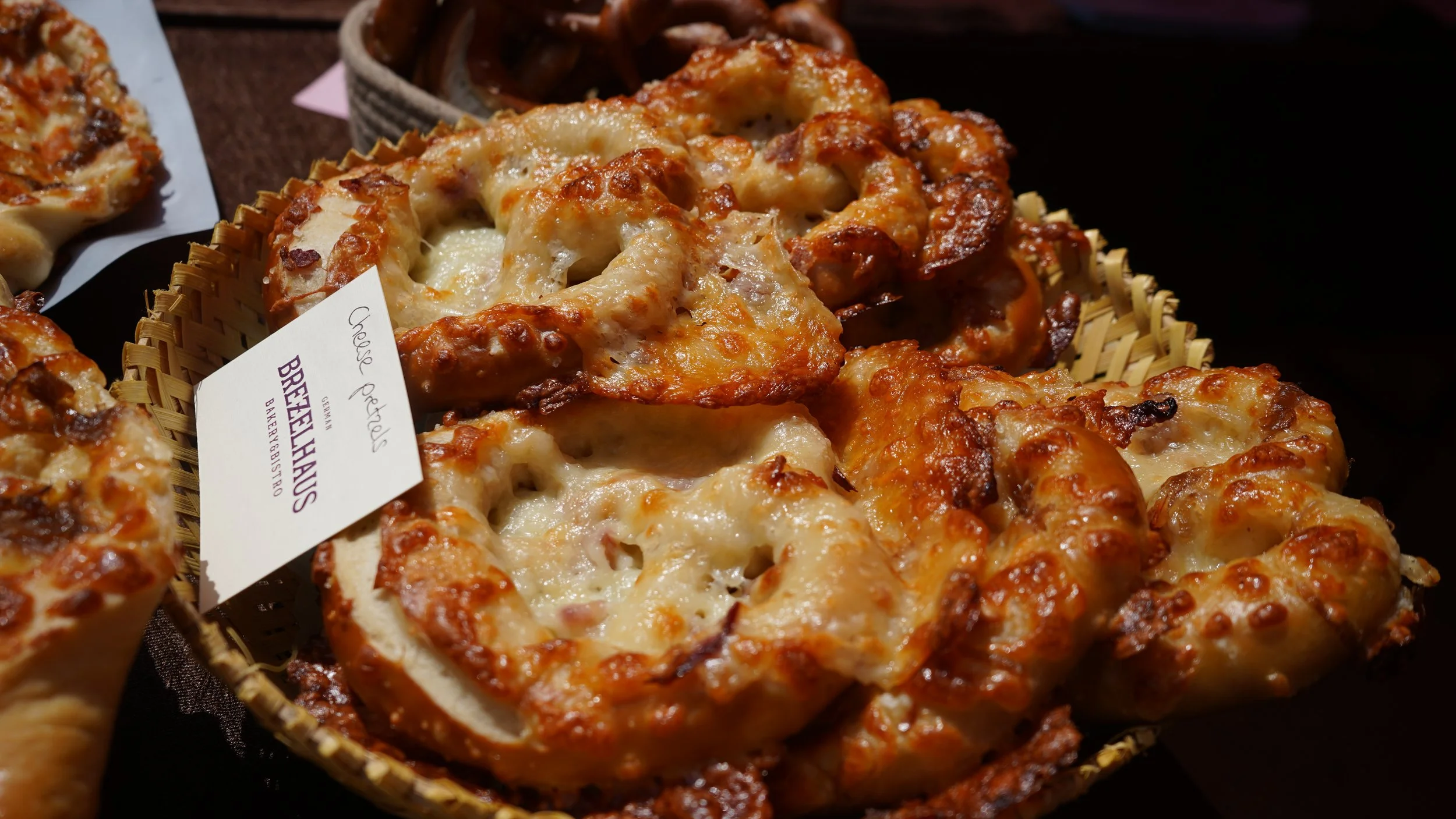 his one’s for the indulgent heart – bacon and cheese meet our hand-rolled pretzels.