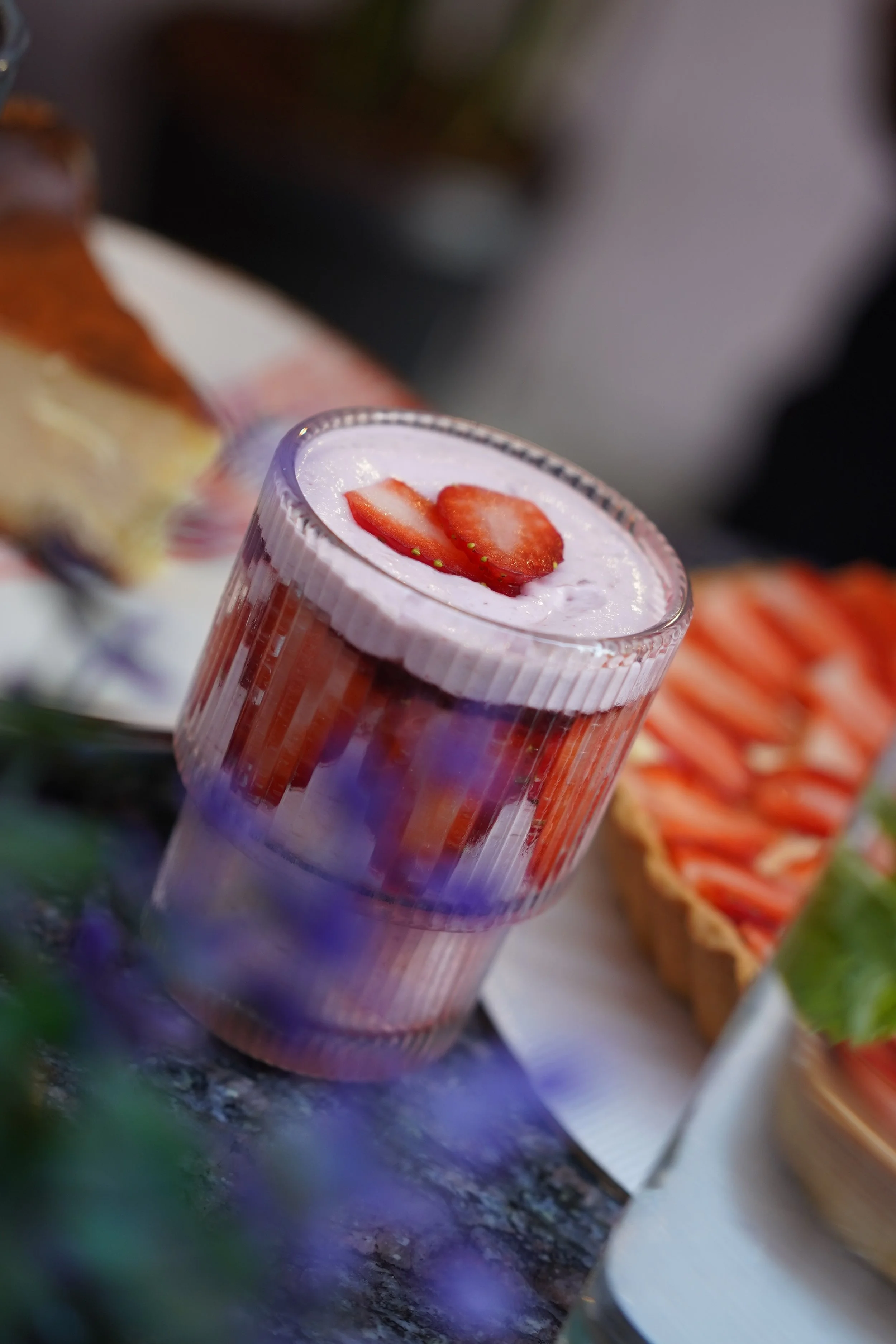 Fluffy, fruity, and fresh – our seasonal mousse is a spoonful of summer.