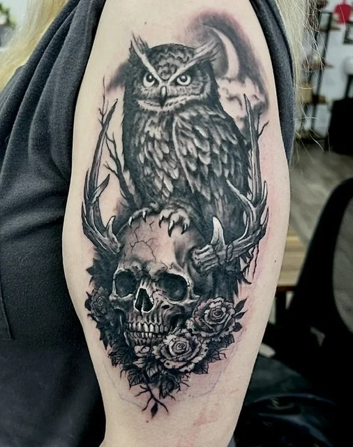 Max Crimson Lotus Tattoo