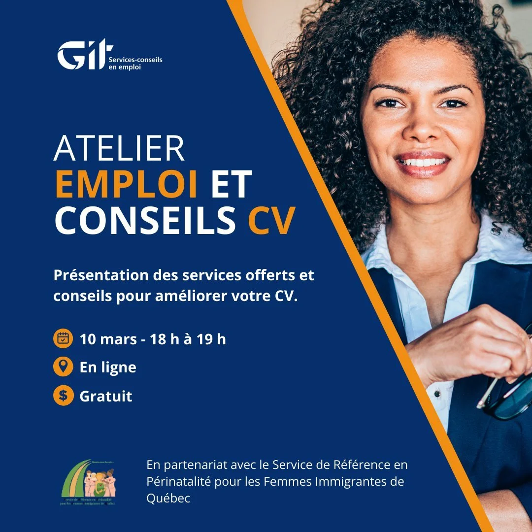 Atelier Emploi et conseils pour votre CV