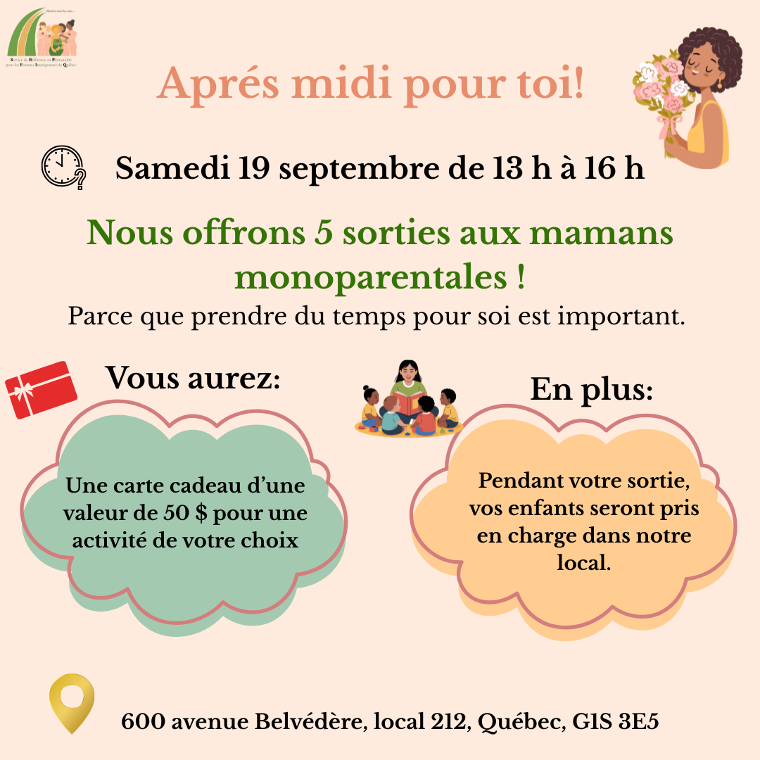 Après-midi pour toi ( mamans monoparentales)