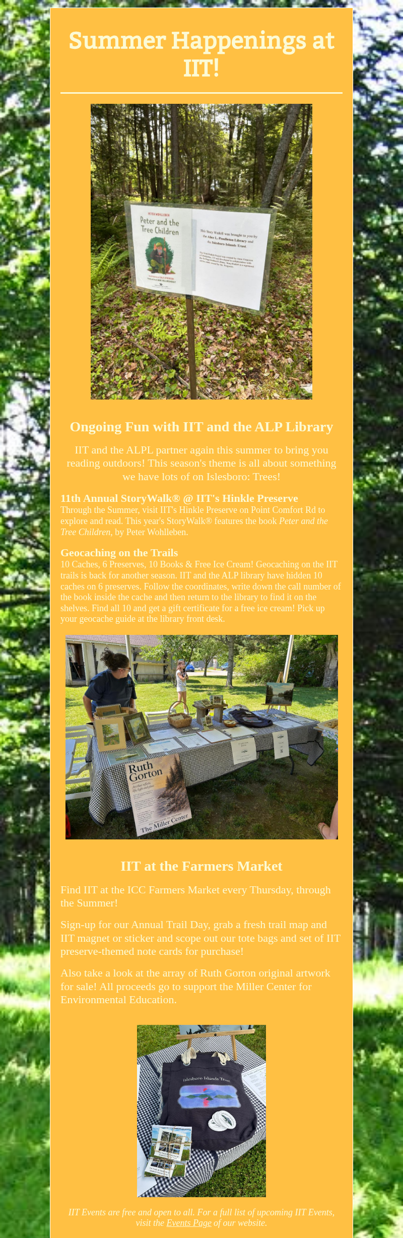 Summer-Long Events at IIT!