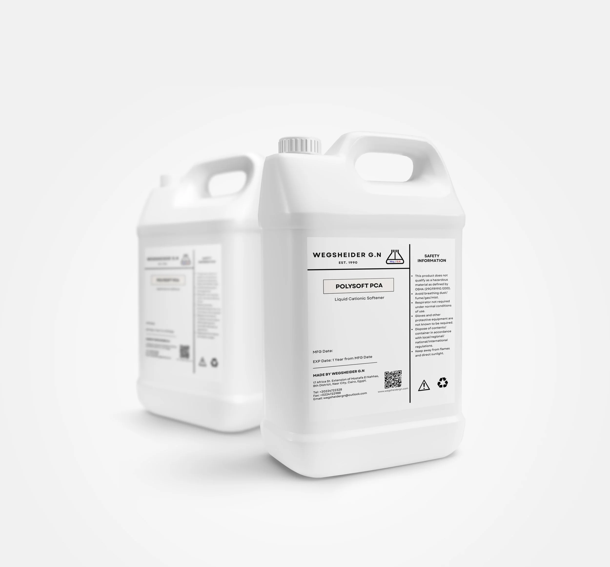 Non-ionic and Cationic Softener Containers