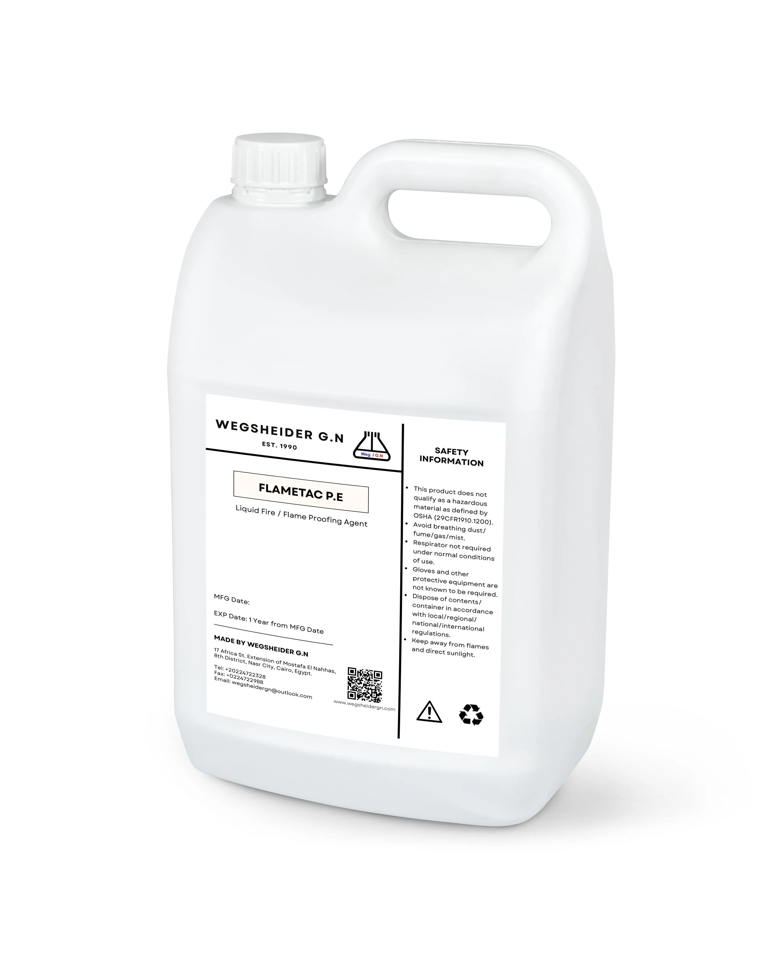 Fire / Flame-Retardant Container