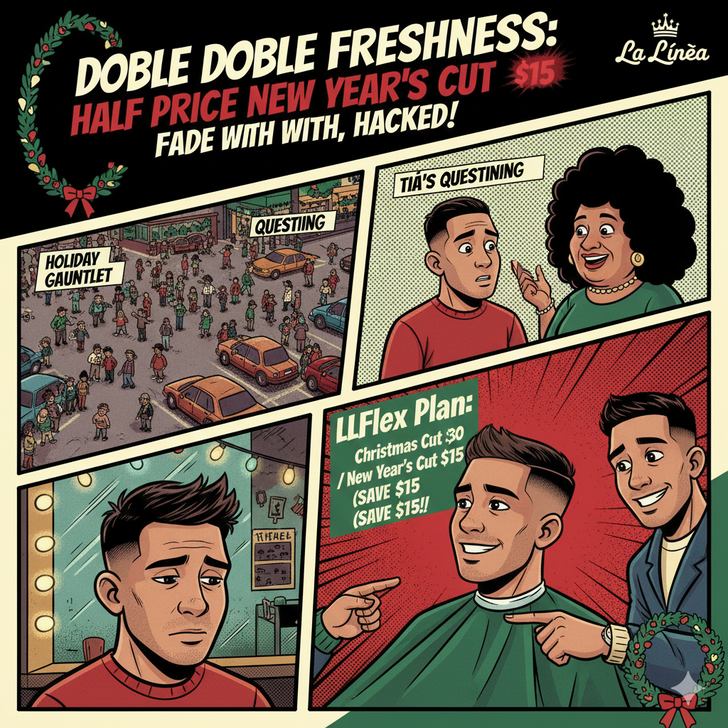 Don't Just Get a Christmas Cut: Secure Your $15 New Year's Fade with LLFlex!
