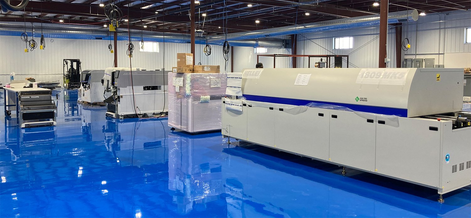 SMT line coming to new manufacturing facility