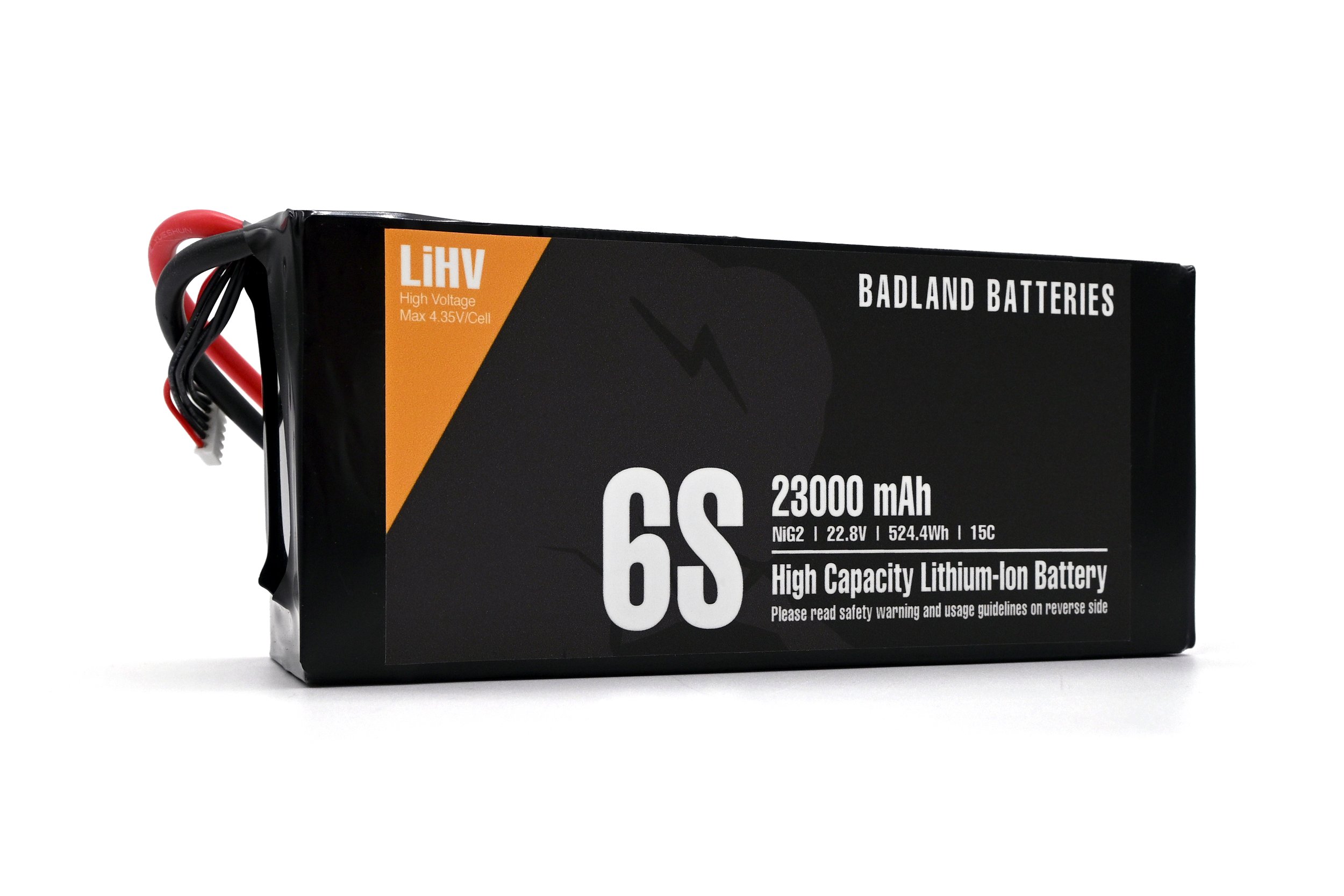 Badland Batteries 23000mAh 6S 15C battery pack now available