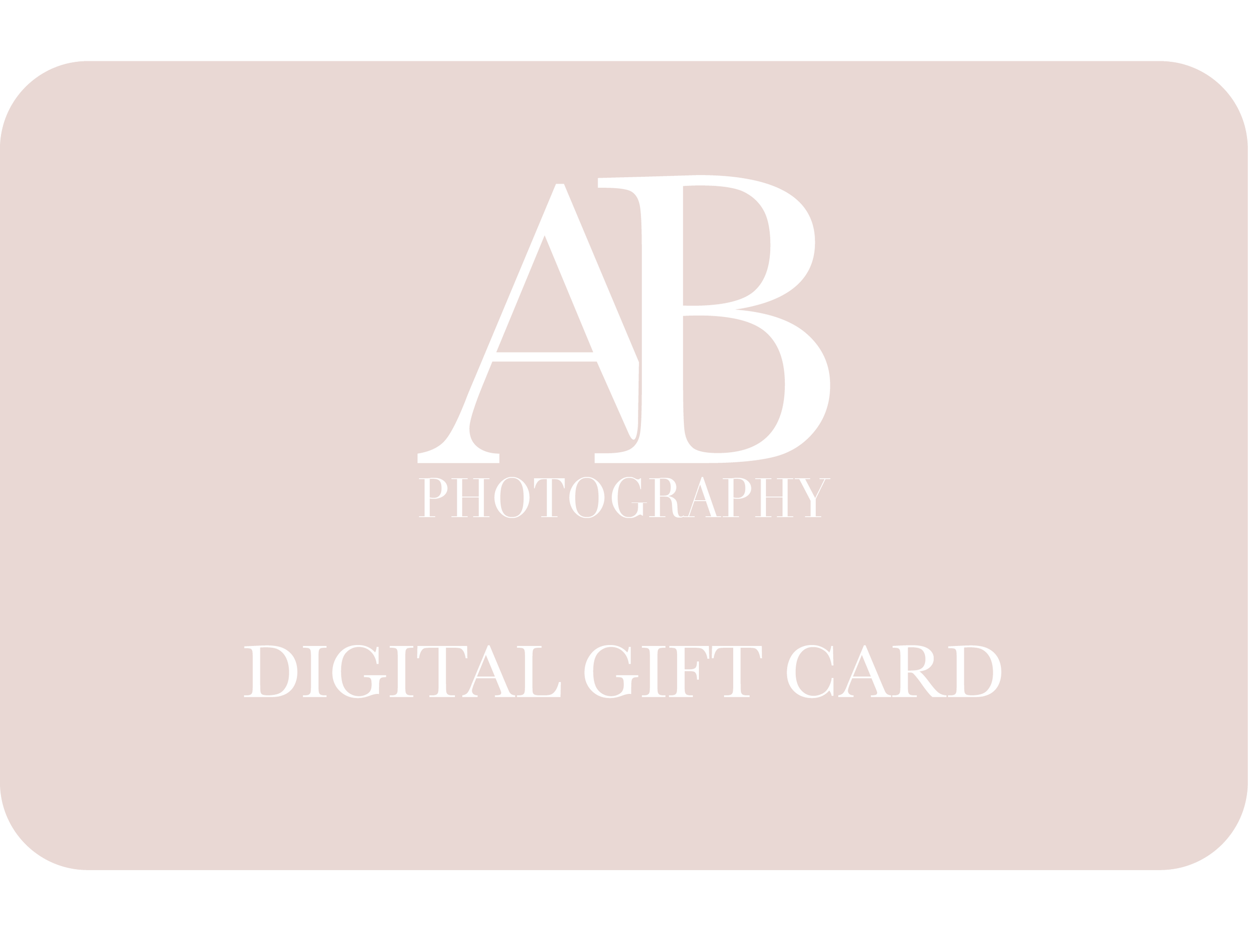 AB Photo Gift Card