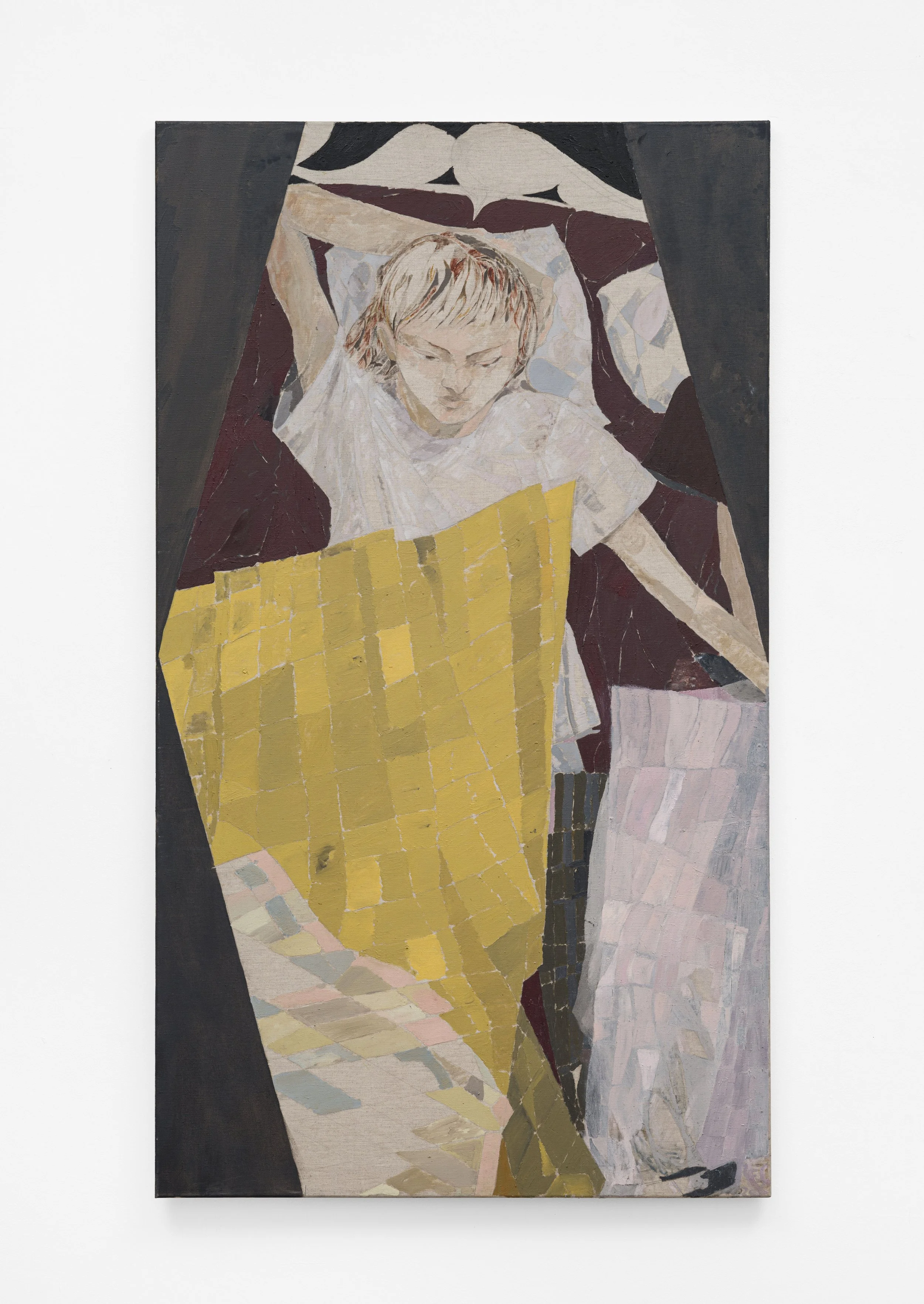 Elias Saile, Untitled, 2025, Oil on canvas, 140 x 80 cm, 55 1/8 x 31 1/2 in.