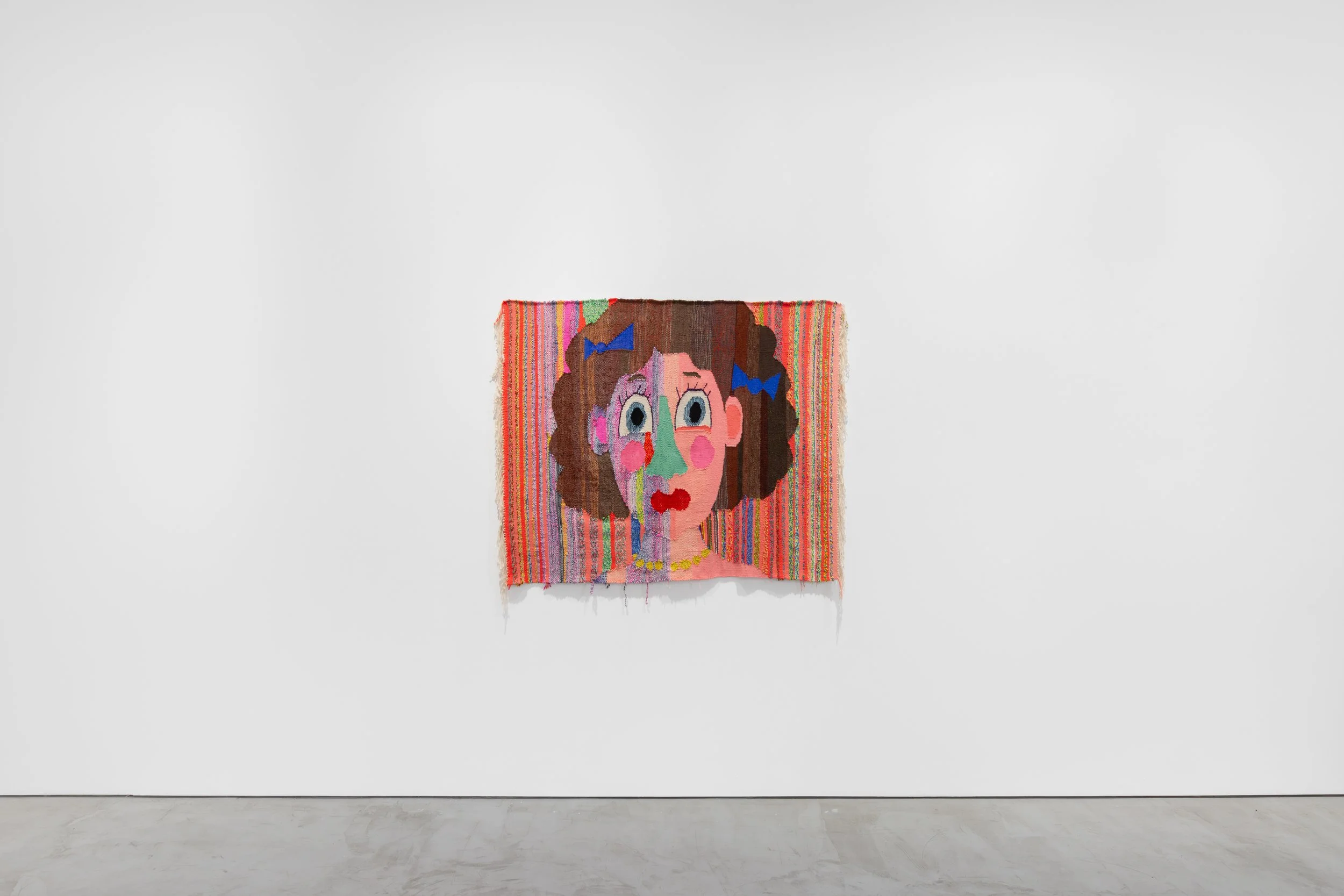 Christina Forrer, Twizzle, 2026, Cotton and wool, 114.3 x 137.2 cm, 45 x 54 in.