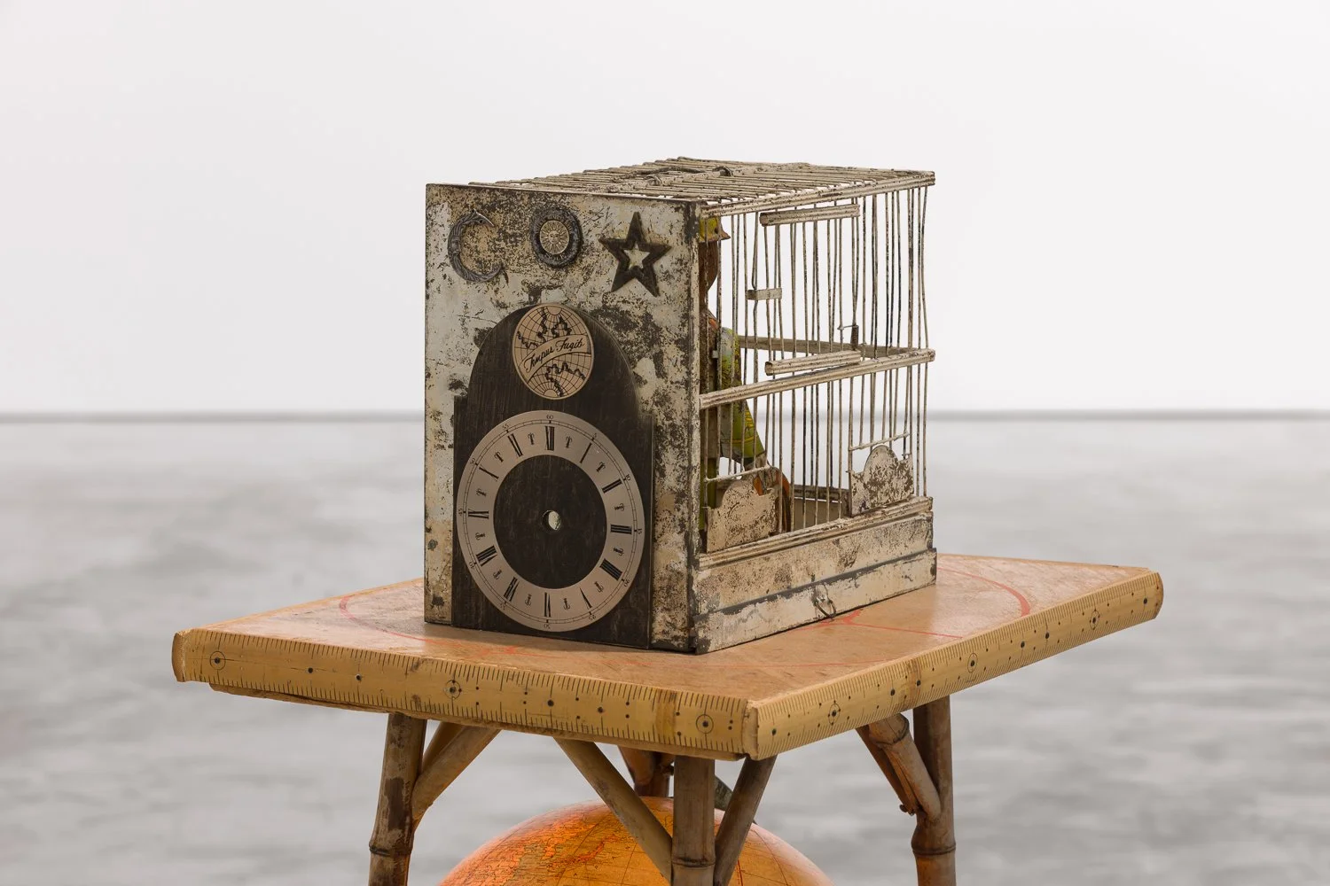 Betye Saar, Globe Trotter (detail), 2007 Mixed media assemblage, 82.5 x 46.4 x 35.9 cm, 32 1/2 x 18 1/4 x 14 1/8 in.