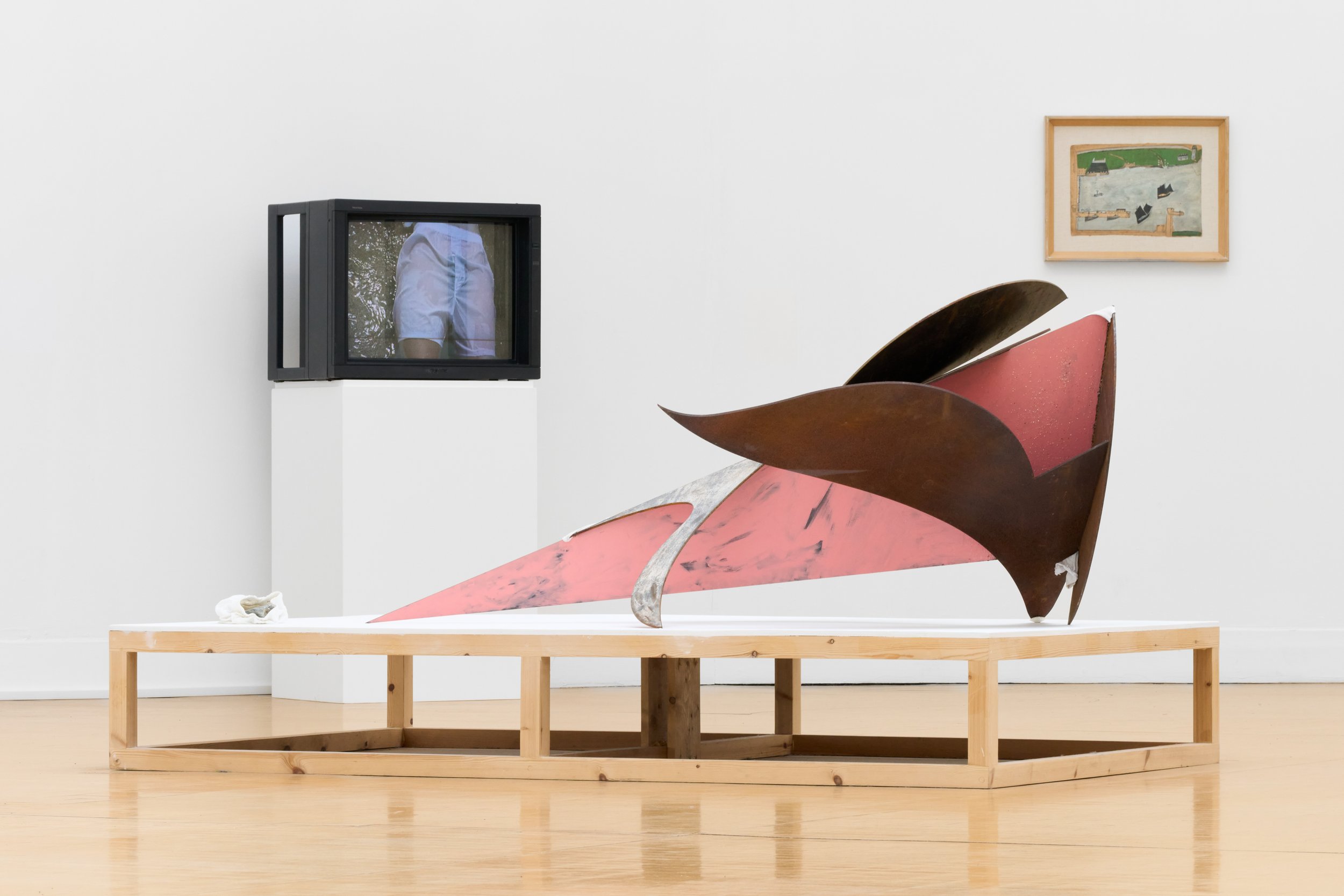 'An Axis of Abstraction: Art in Cornwall and Yorkshire', 2024–2025, installation view. Courtesy of the artist and Leeds Art Gallery, Leeds. Photo: Rob Battersby