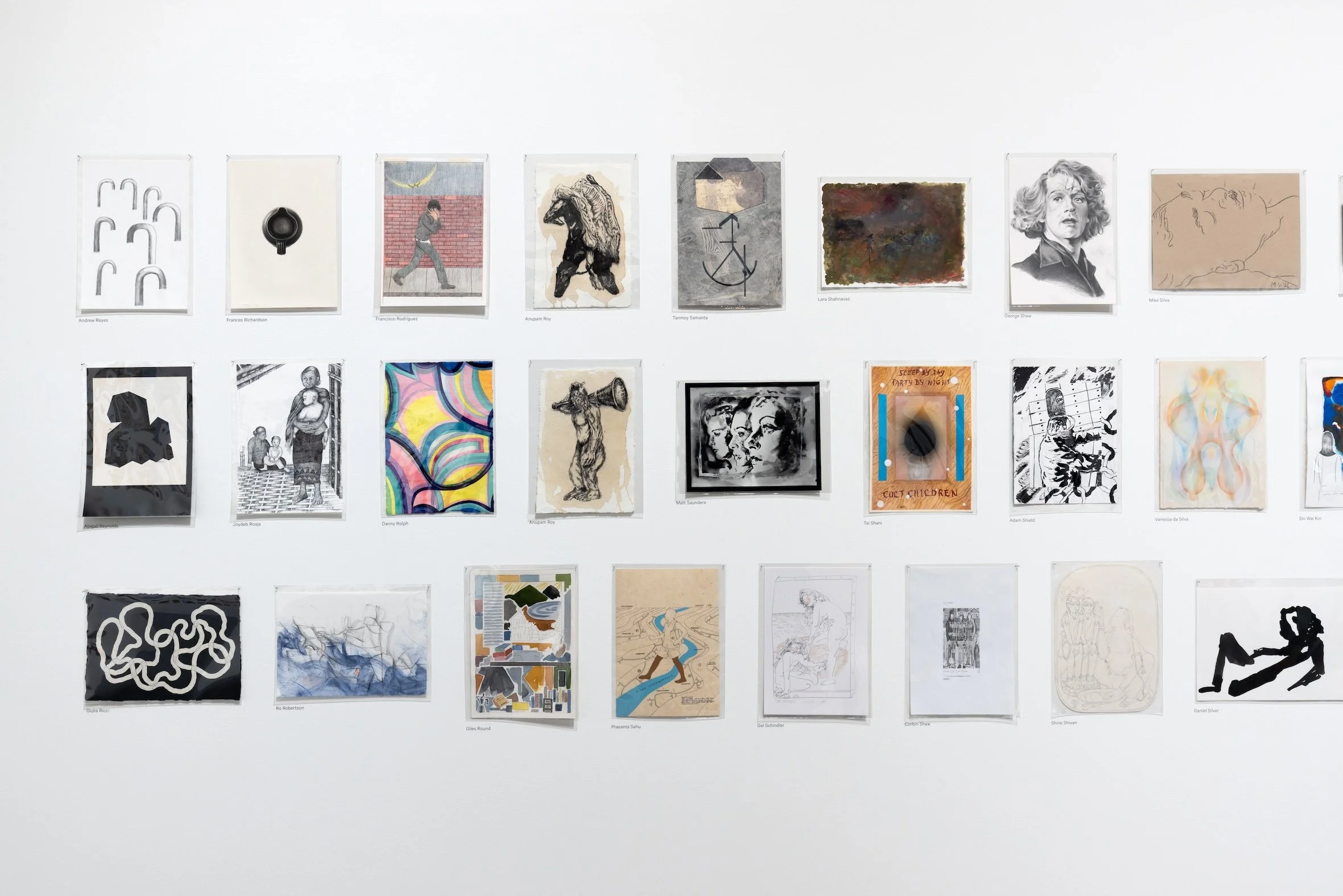 Installation views of Drawing Biennial 2026, Drawing Room, London. Photo: Benjamin Deakin.