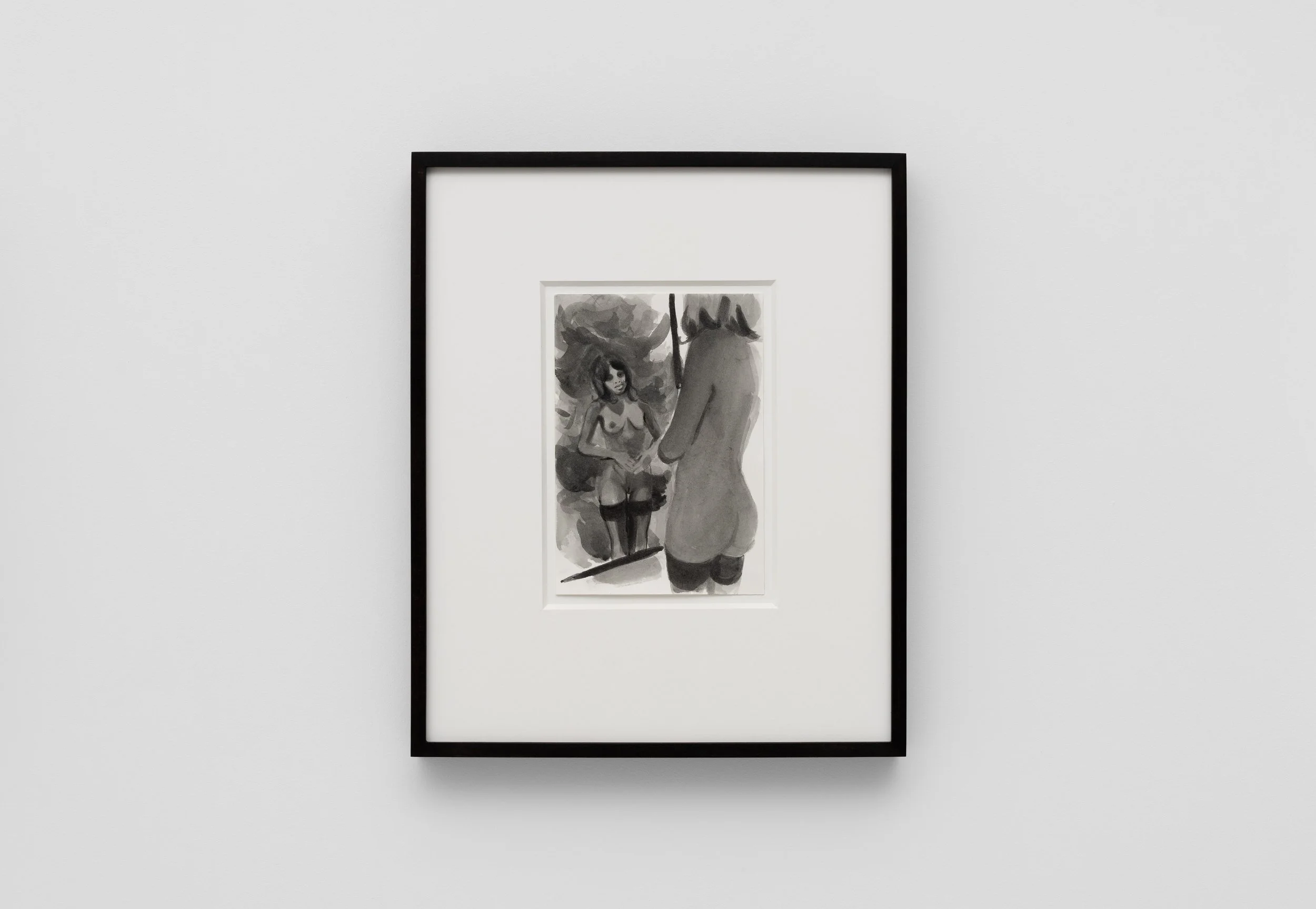 Somaya Critchlow;
In Darkness I, 2024;
Japanese ink on paper;
18 x 12.5 cm;
7 1/8 x 4 7/8 in.