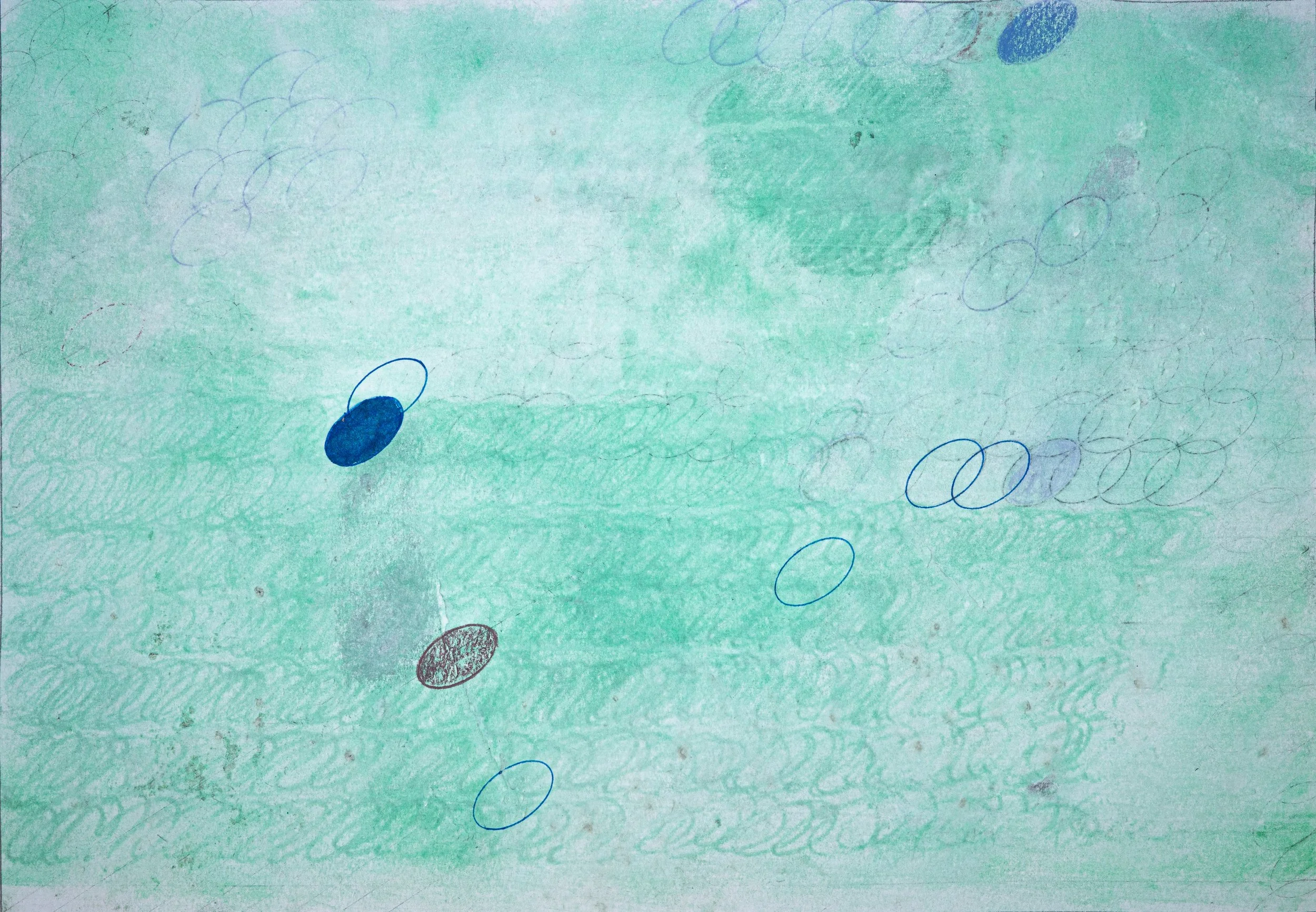 Jaylon Hicks;
Untitled (Matter organization 1), 2025;
Watercolor, ink, pencil and colored pencil on paper;
45.7 x 61 cm;
18 x 24 in.