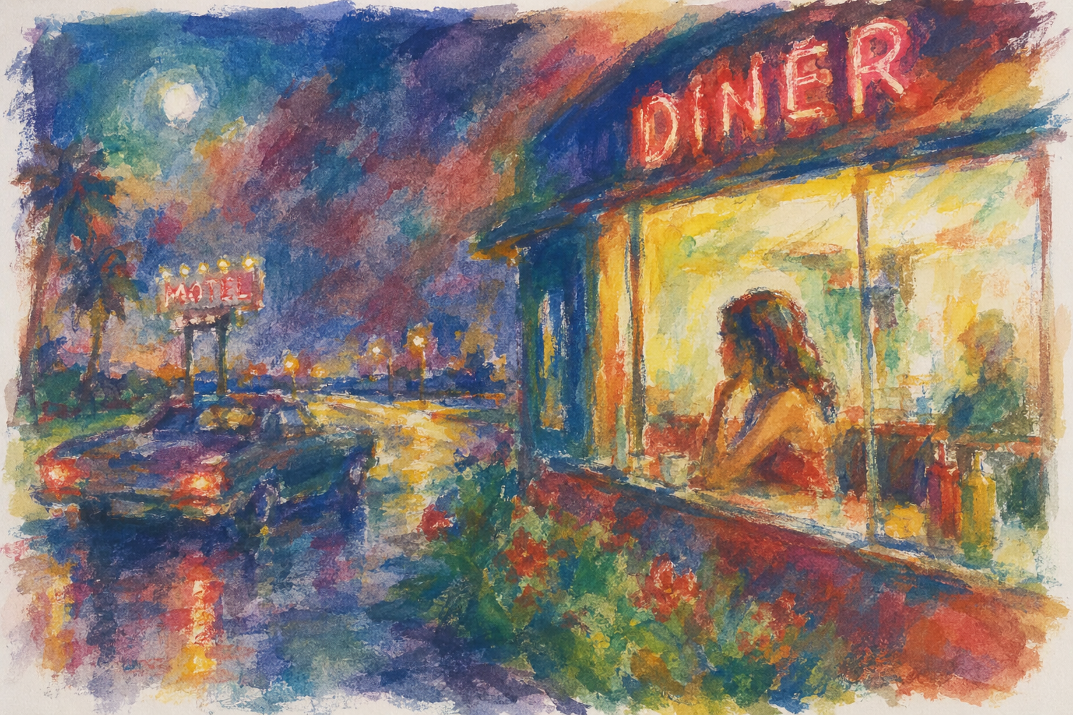 Roadside Glamour and the Loneliness of Neon