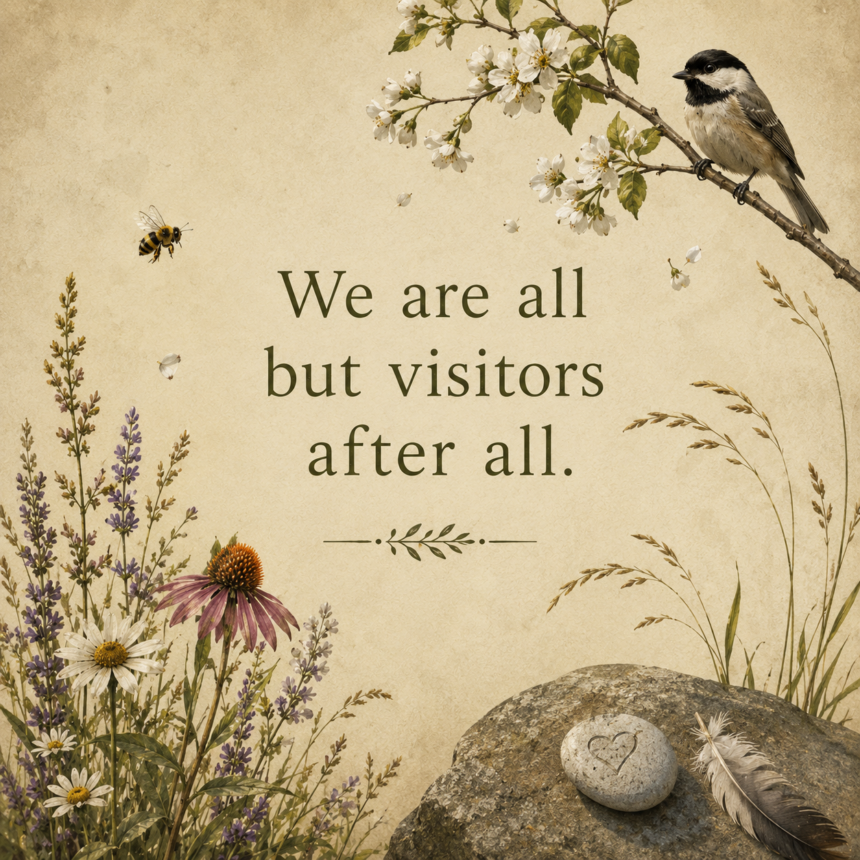 Poem: We Are All Visitors