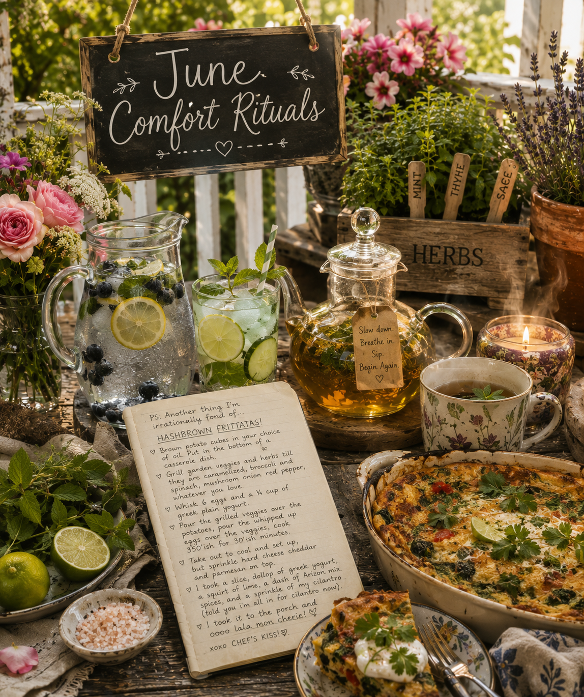 Comfort Rituals for Bee the Change June