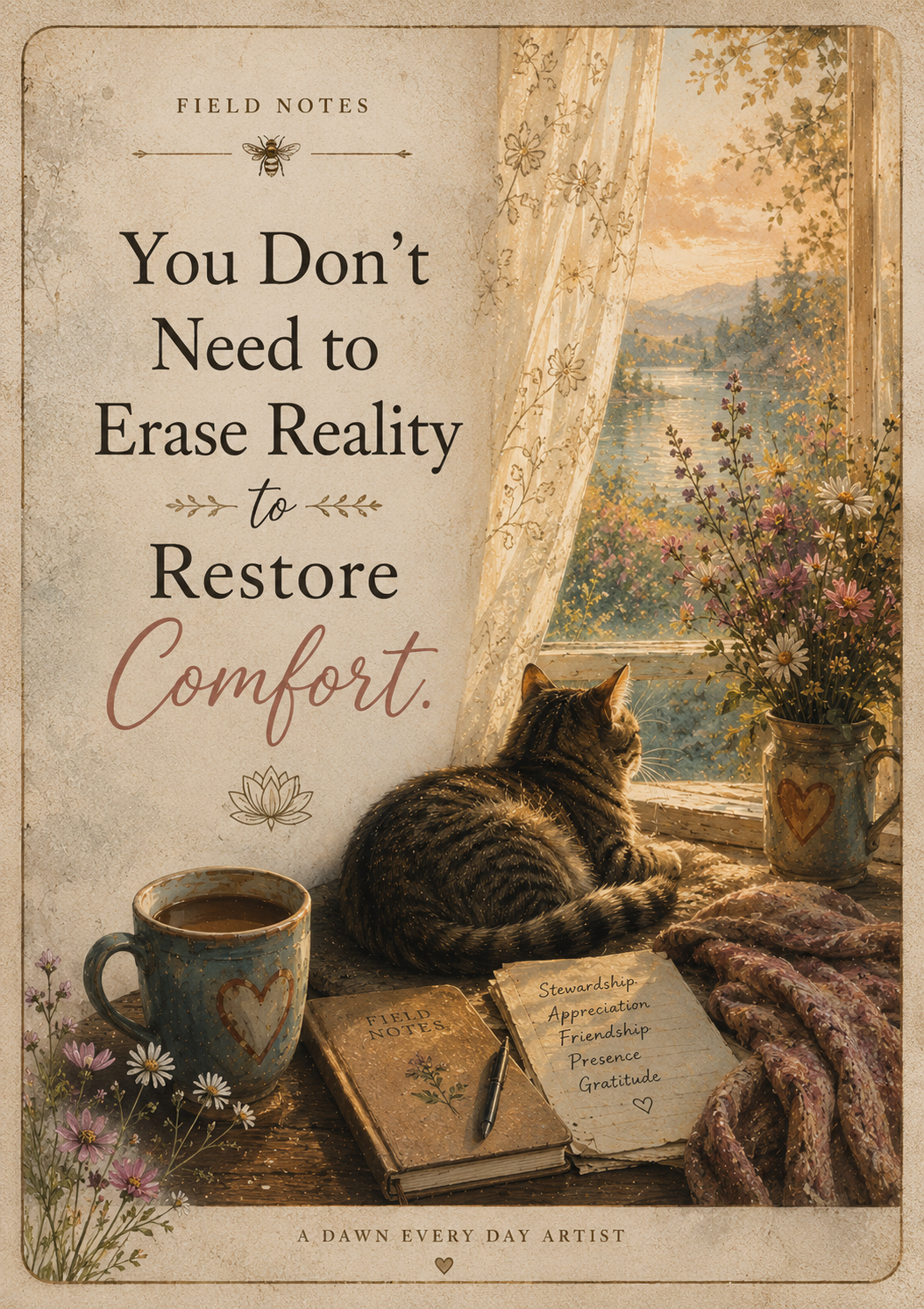 🪷You Don’t Need to Erase Reality to Restore Comfort