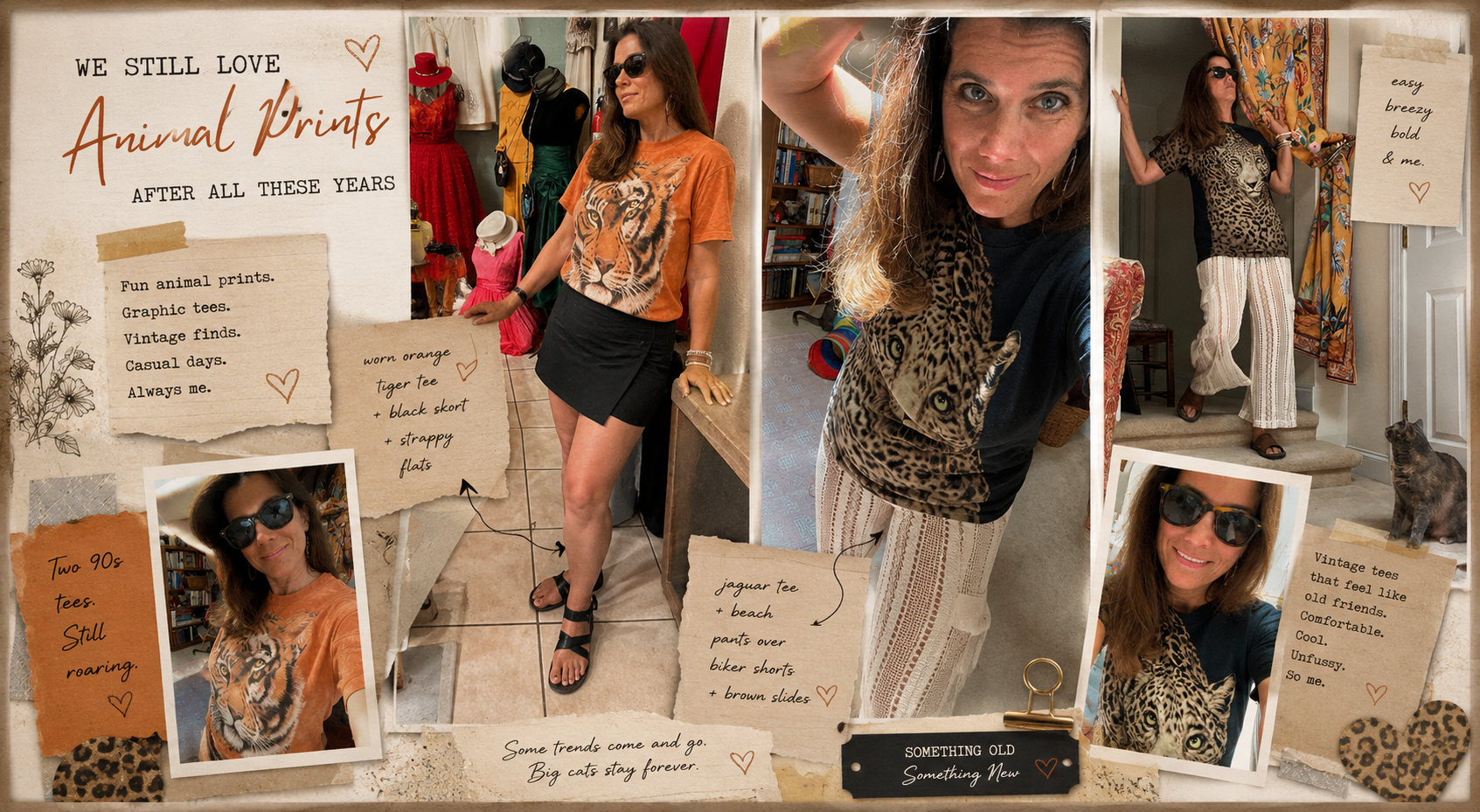 Wild at Heart: Vintage Animal Graphic Tees We Still Love