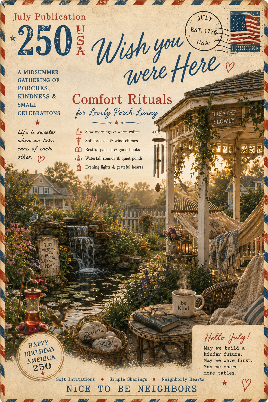 July Comfort Rituals: Embodiment of Pleasures