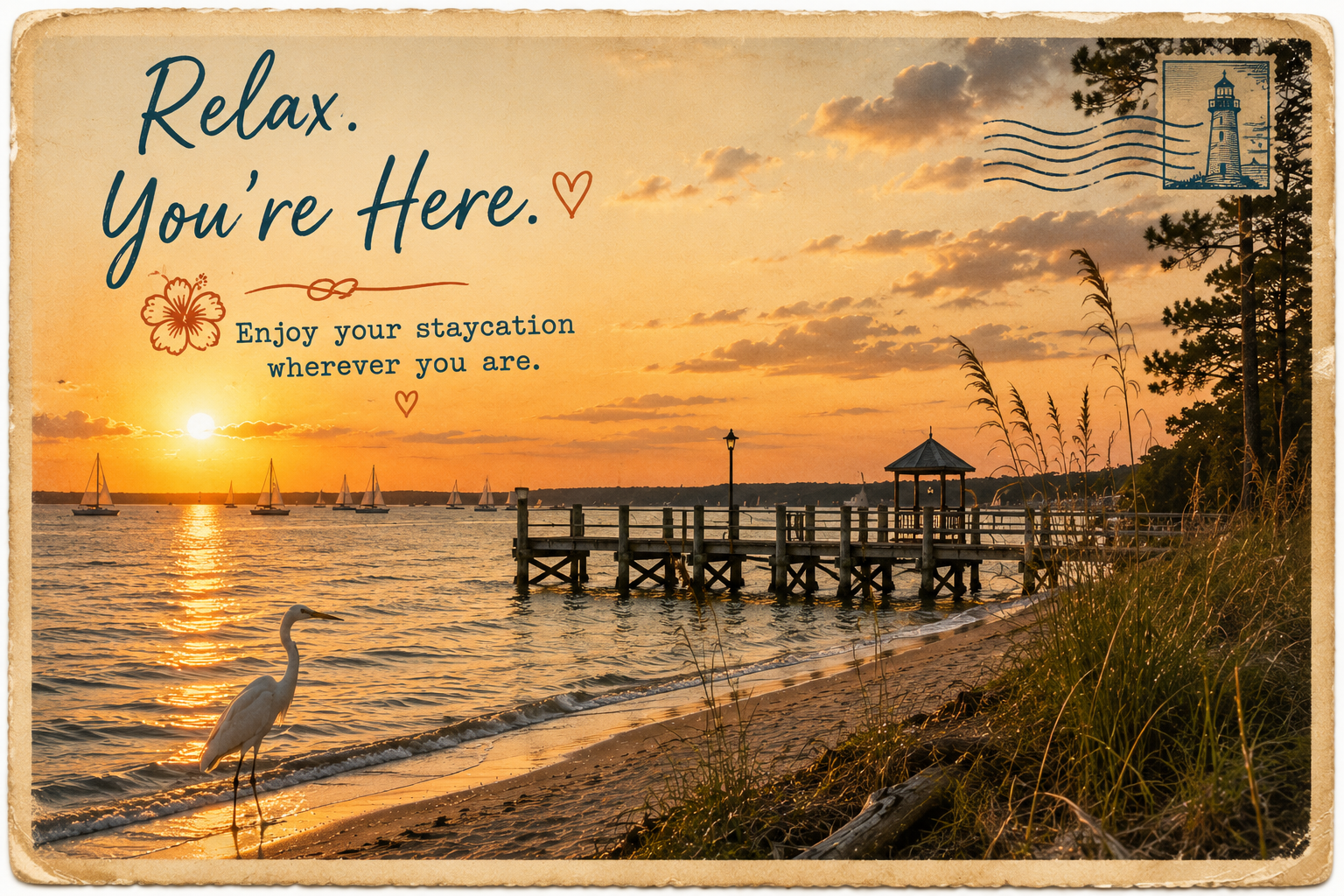 Relax. You’re here. But here are some trails if you wish to go exploring locally.