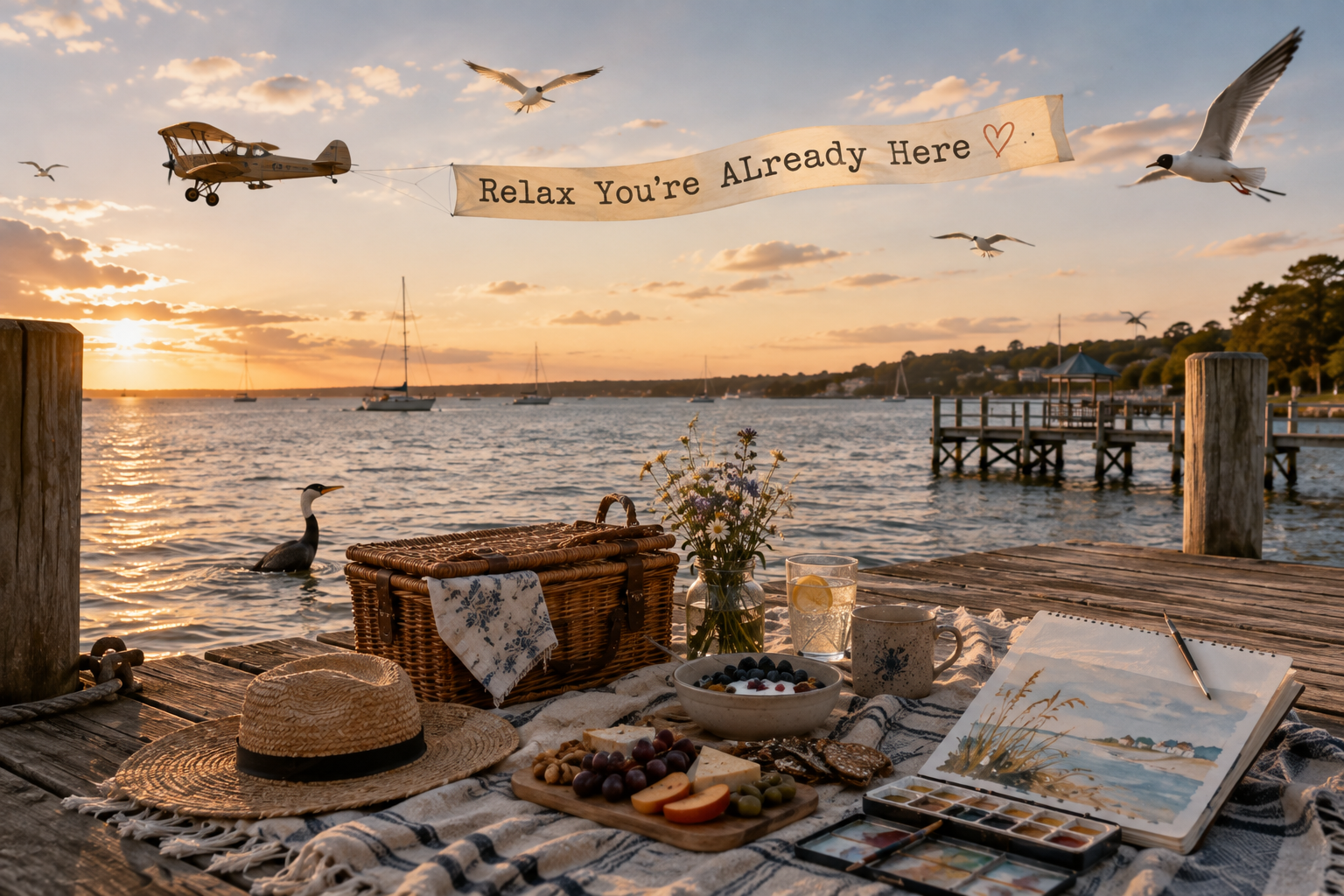 Invitation to a Staycation Picnic