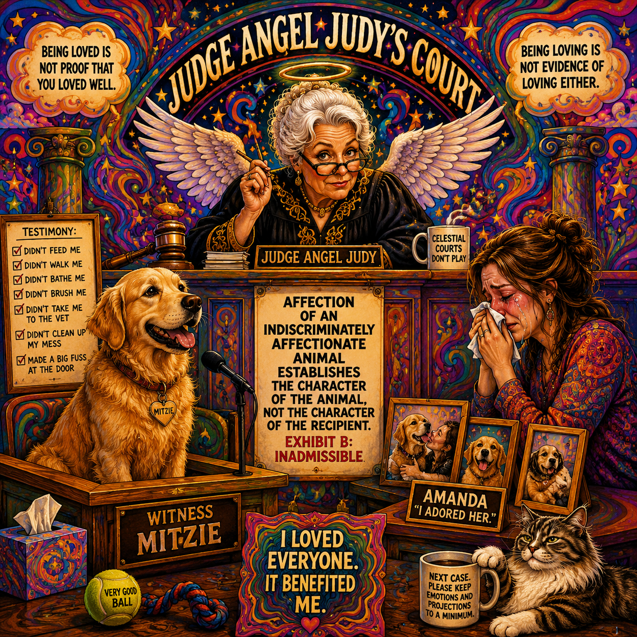Mitzie in Judge Judy Angel Court