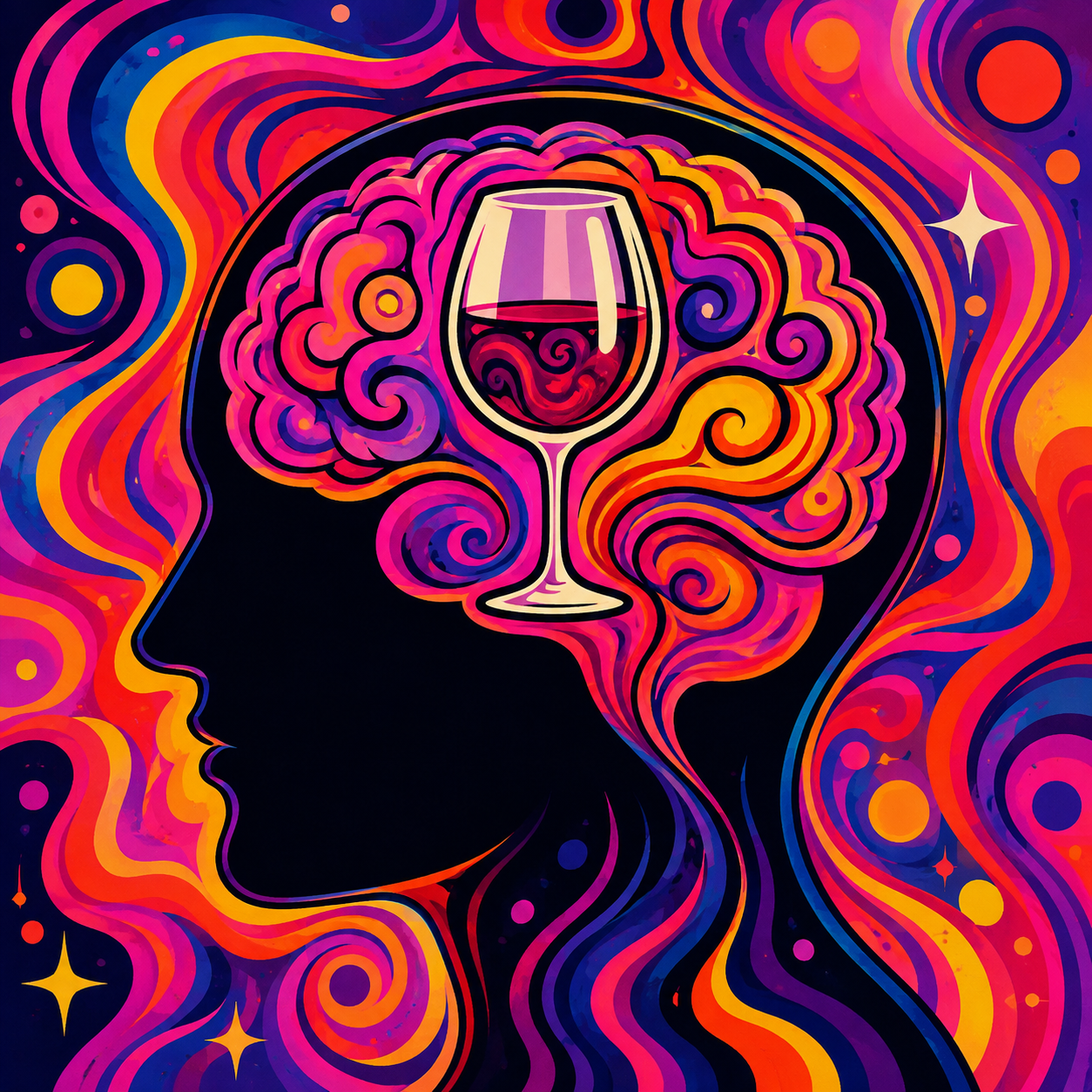 So a brain walks in holding a wine glass…