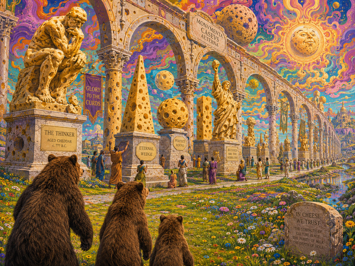 Cheese Monuments, Holey Pedestals, And the Three Bears