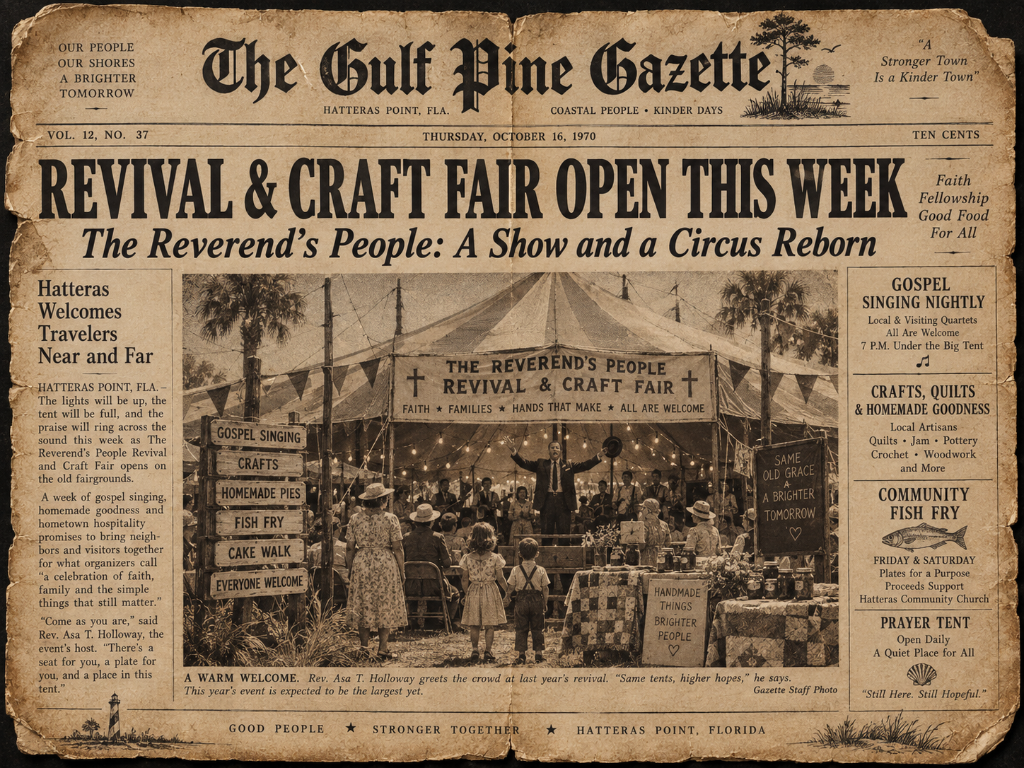 The Reverend’s People, a Show and a Circus Reborn