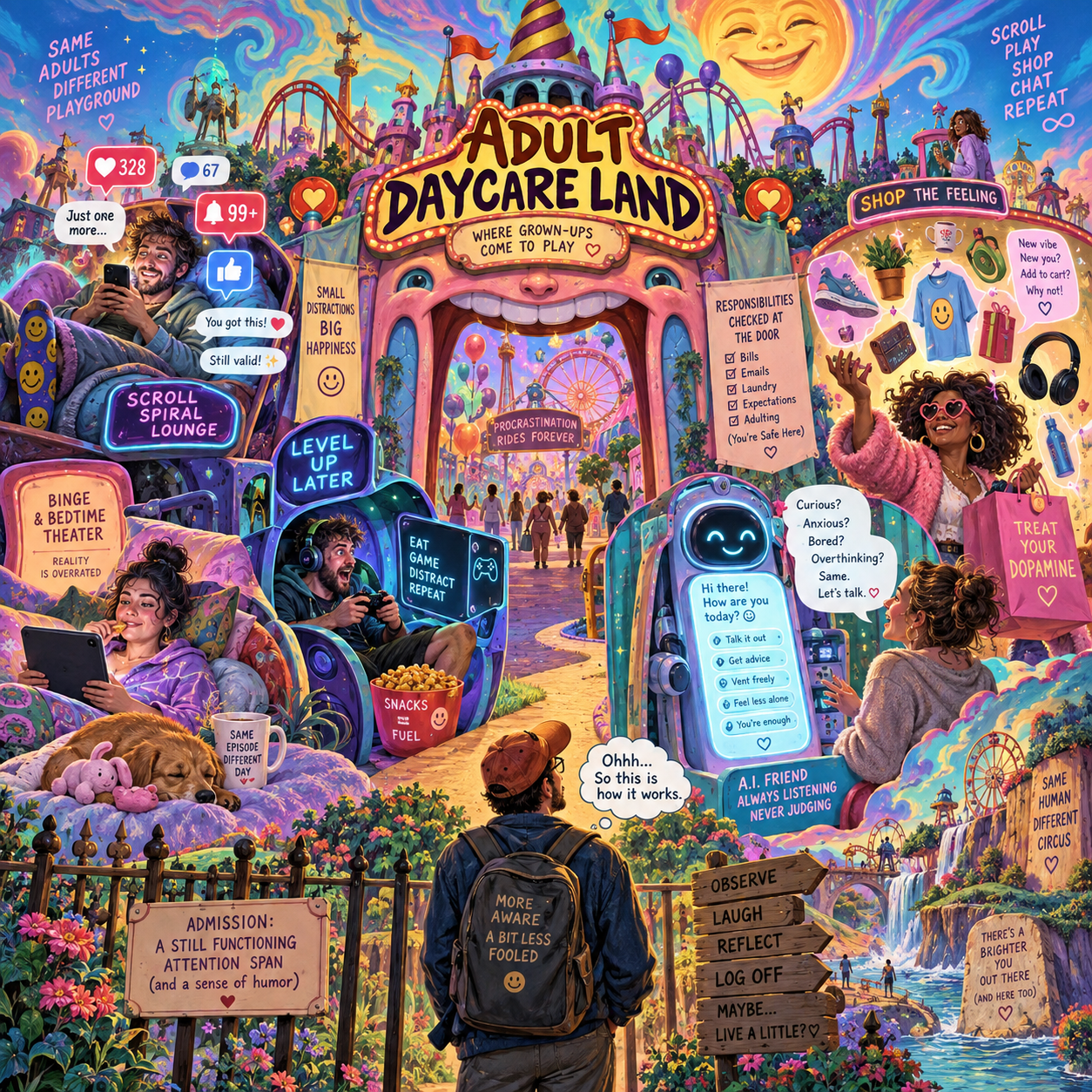Welcome! To Adult Daycare Land