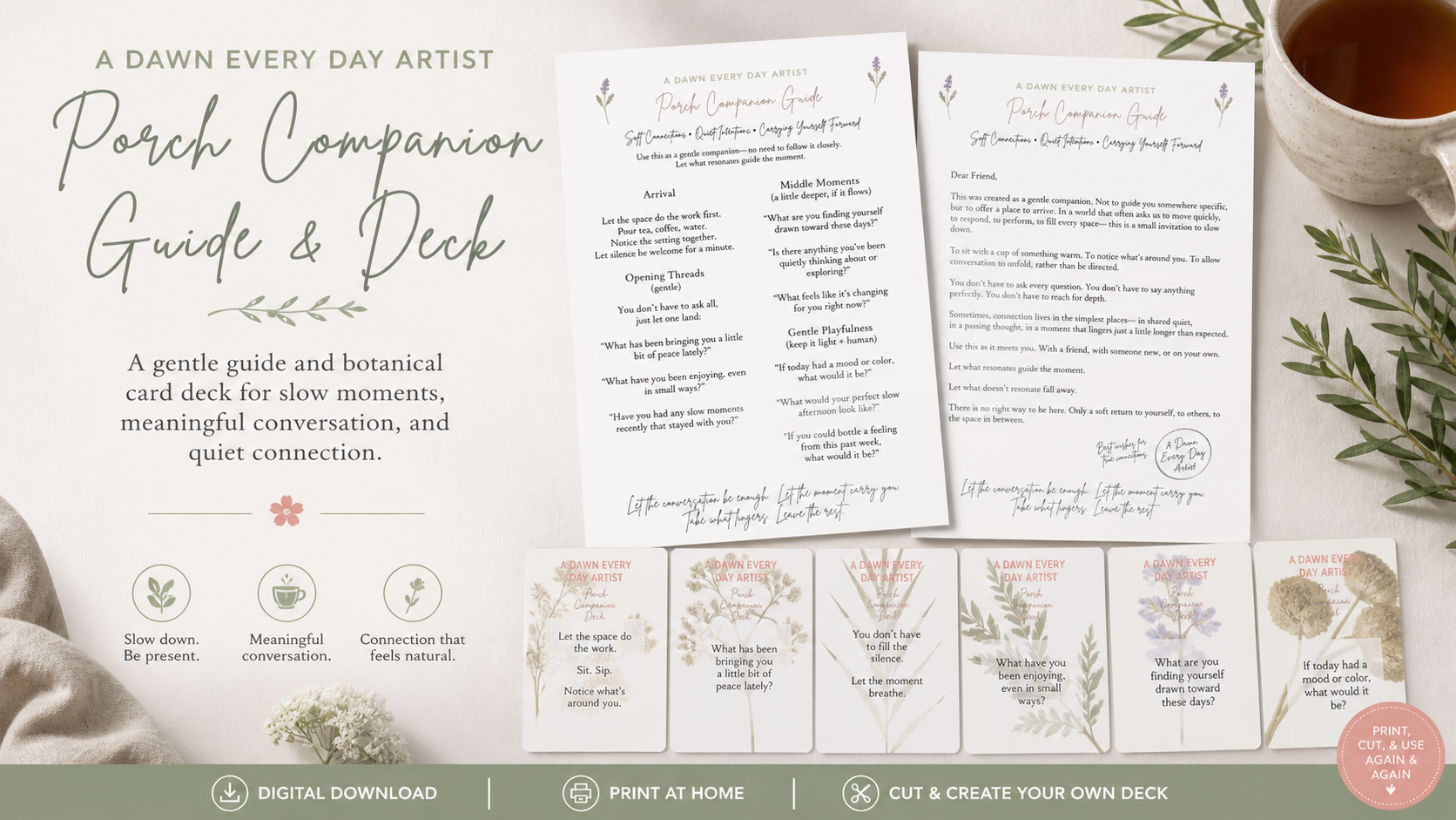 Porch Companion Guide With Cards