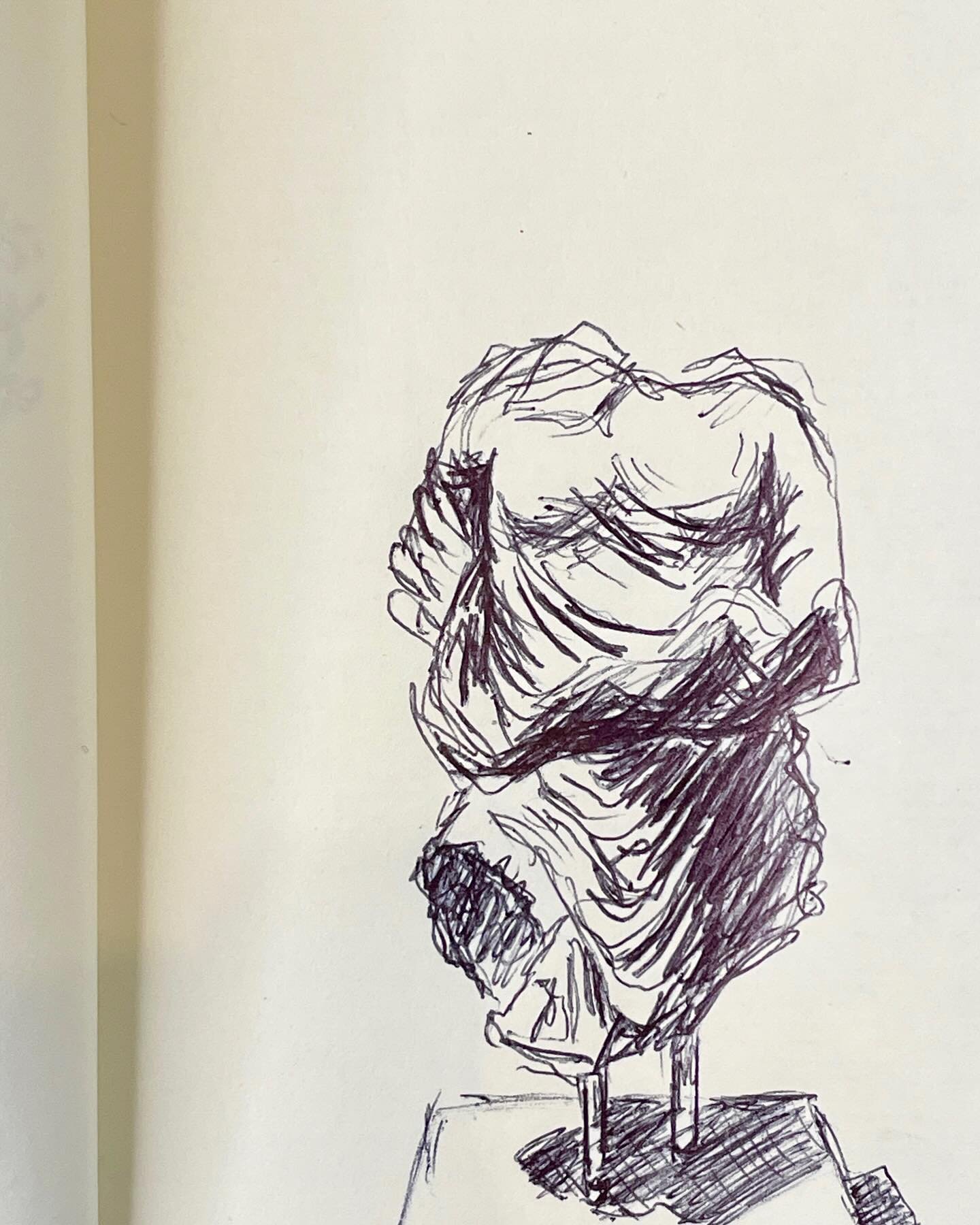 Really enjoying the quick biro sketches recently - makes me feel less pressured to draw and you can just have fun with it 🖊️✨

This is another from Athens- there may be more statue sketches coming soon&hellip;

#drawing #sketching #pendrawing #statu
