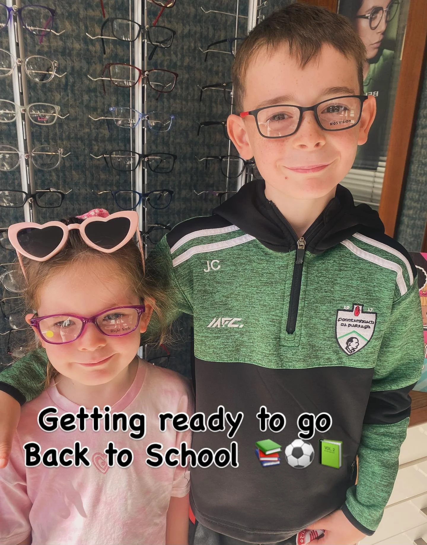It&rsquo;s that time of year again .. time to get the kids eyes checked for the new term ahead 😍
Free NHS eye tests and all kids can have Free Frames @visioncareomagh , Fintona and Castlederg !! 
📞Omagh 028 82252655
📞Castlederg 028 81678777
📞Fint