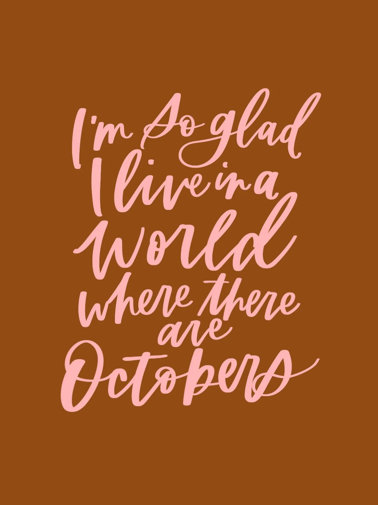Happy October! The windows are open, the nights are chilly and the candles are burning. Wishing you the coziest month! 🤎