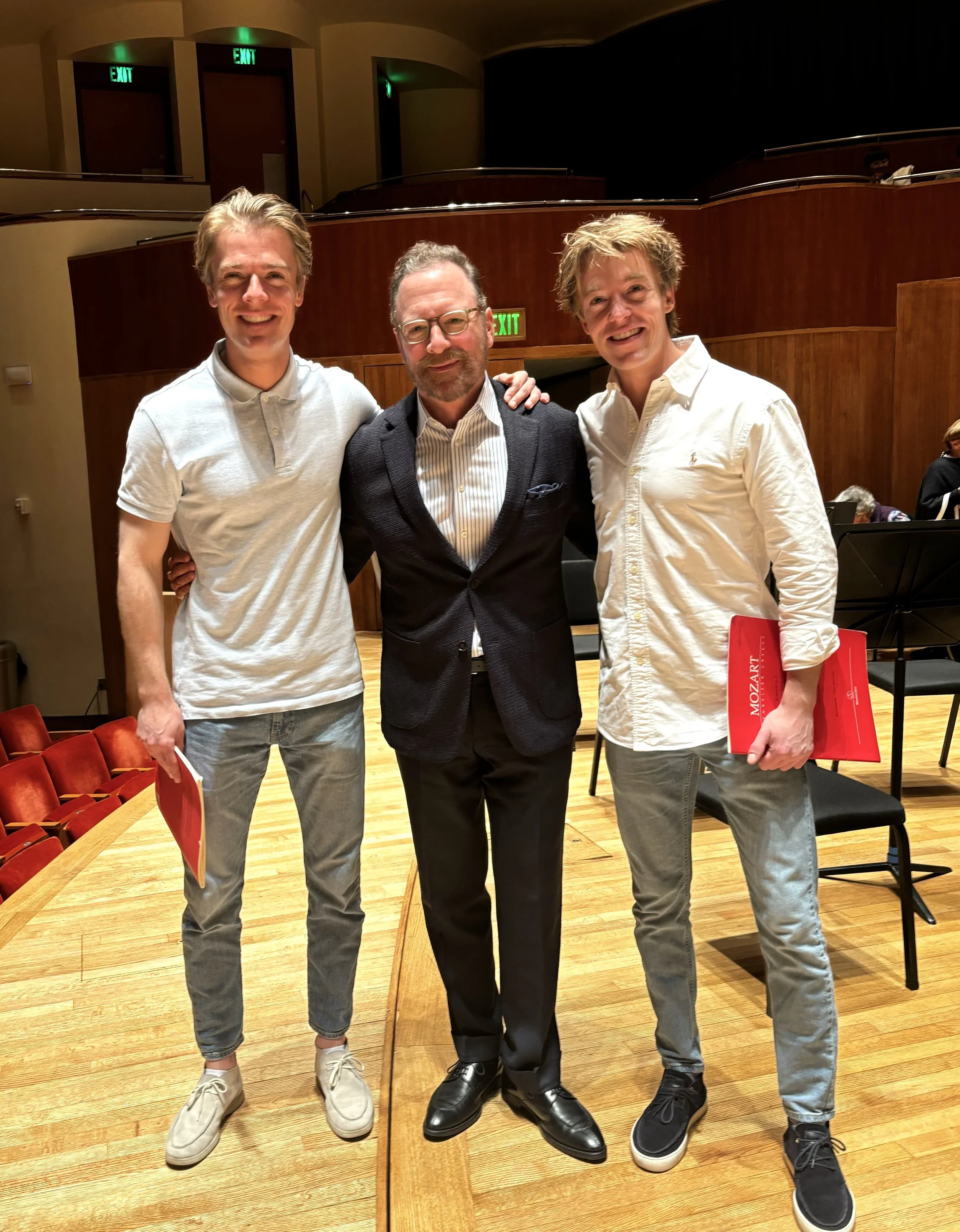 A reunion with Arthur and Lucas Jussen in Baltimore after our time together in The Hague. 