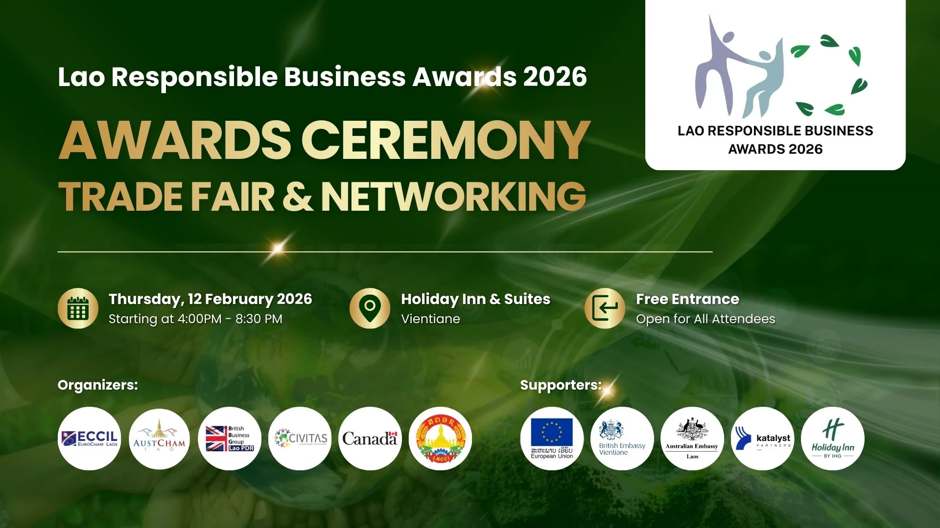 Lao Responsible Business Awards Ceremony &amp; Trade Fair 2026