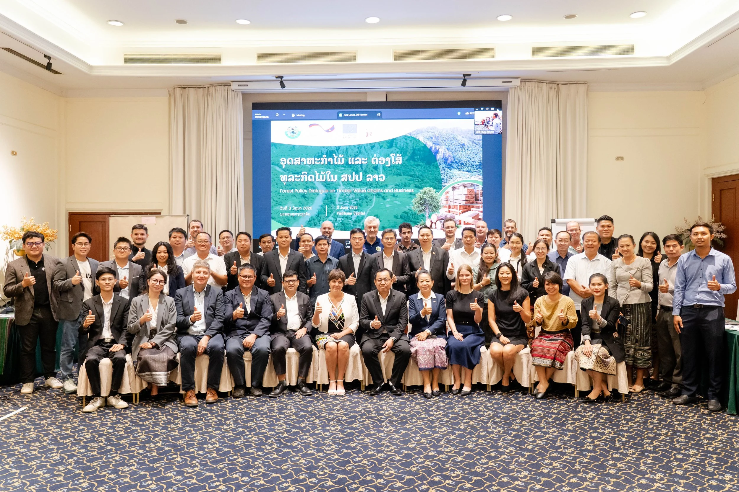 EuroCham Laos Participates in Forest Policy Dialogue on Timber Value Chains and Business in Lao PDR