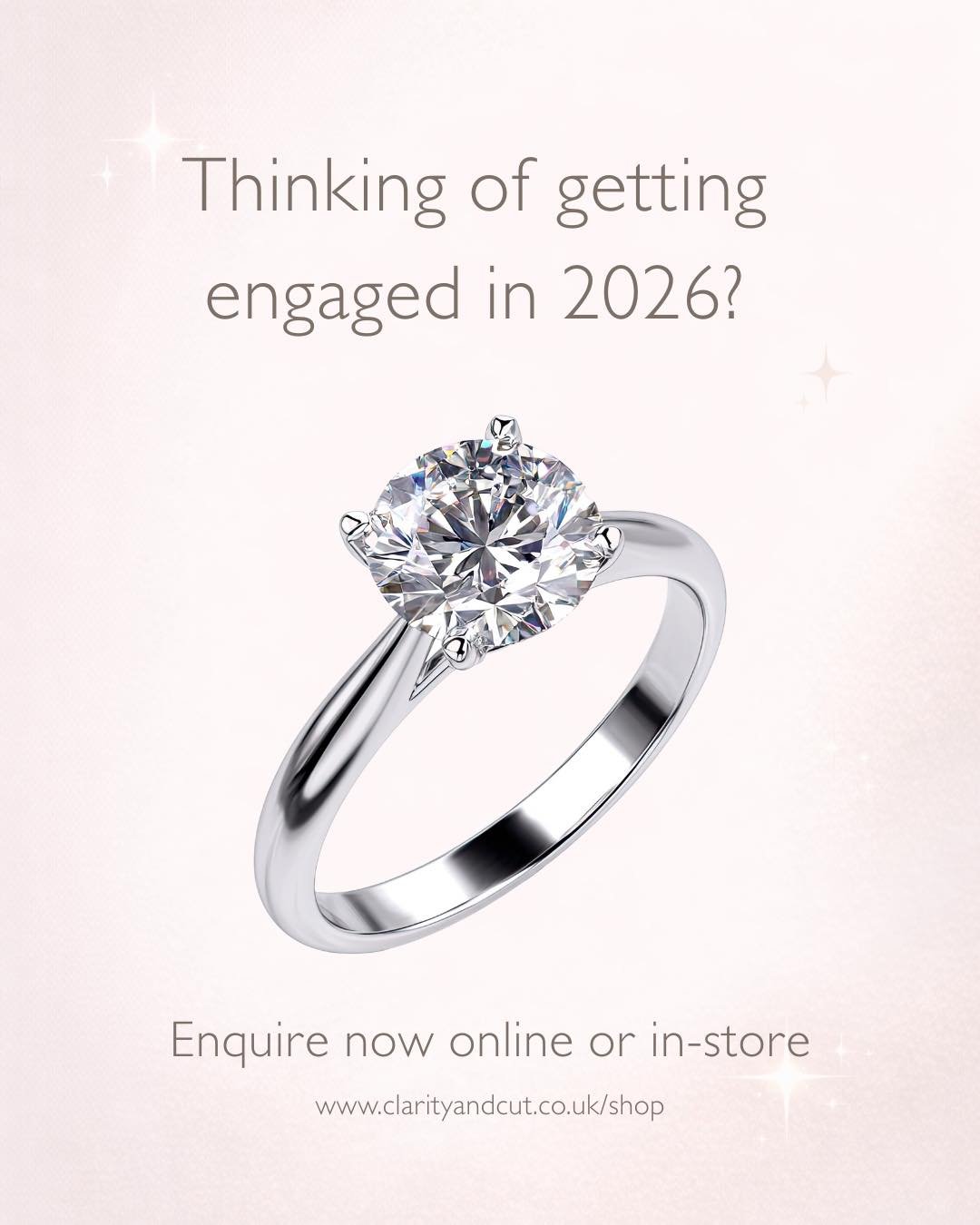 If you are looking to get engaged this year we have a beautiful selection of engagement rings available in-store. We can also create a bespoke design if you already have an idea in mind. We offer lab grown as well as natural diamonds meaning our ring