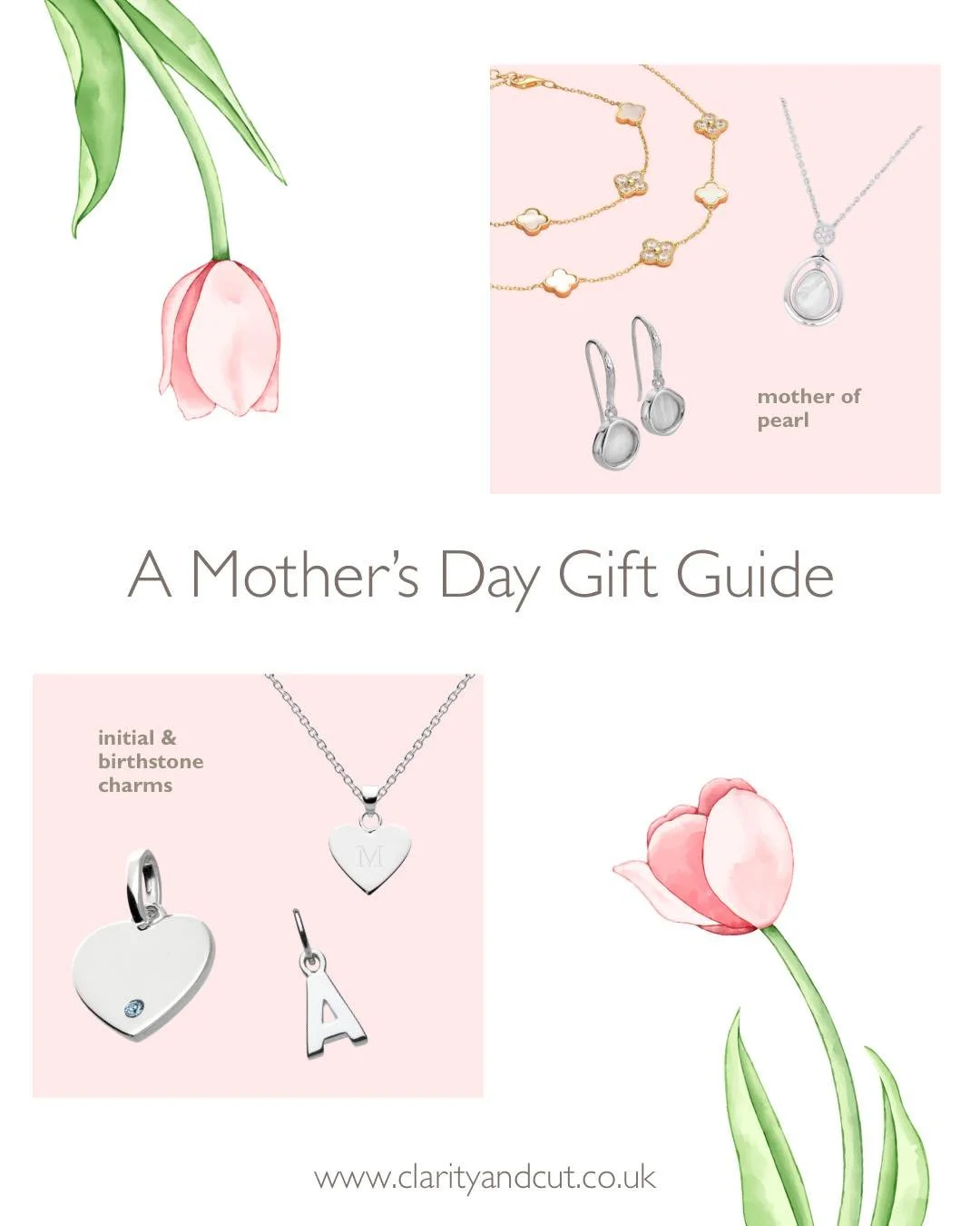 Looking for some Mother&rsquo;s Day gift inspo? 💝 

We have a wide range of initial and birthstone charms, plus mother of pearl jewellery that would make the perfect thoughtful gift for your mum or loved one 🥰

Shop now in-store in Tadcaster, or on