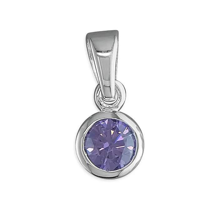 Sterling Silver June Birthstone Pendant