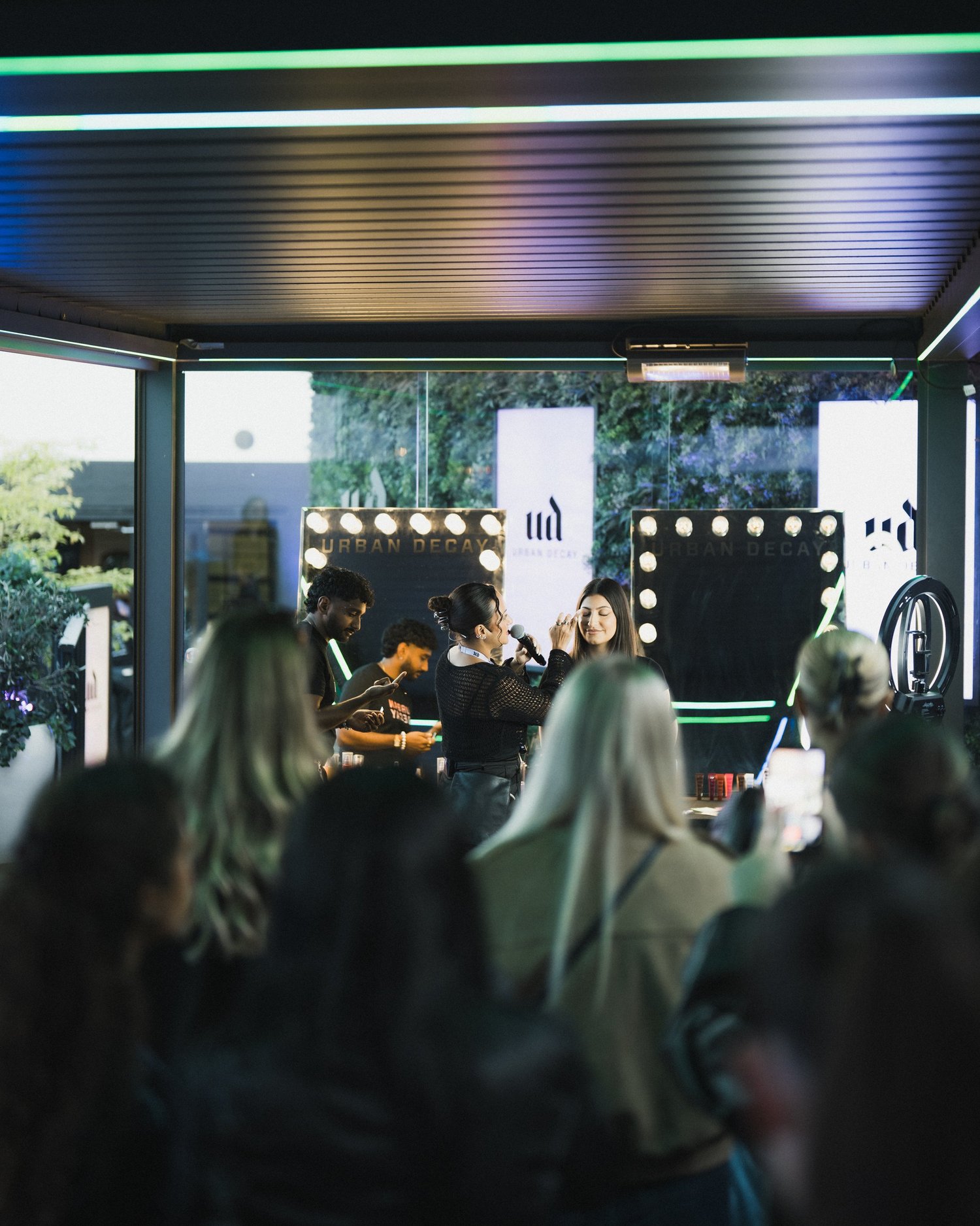 Guests celebrating at the Urban Decay launch