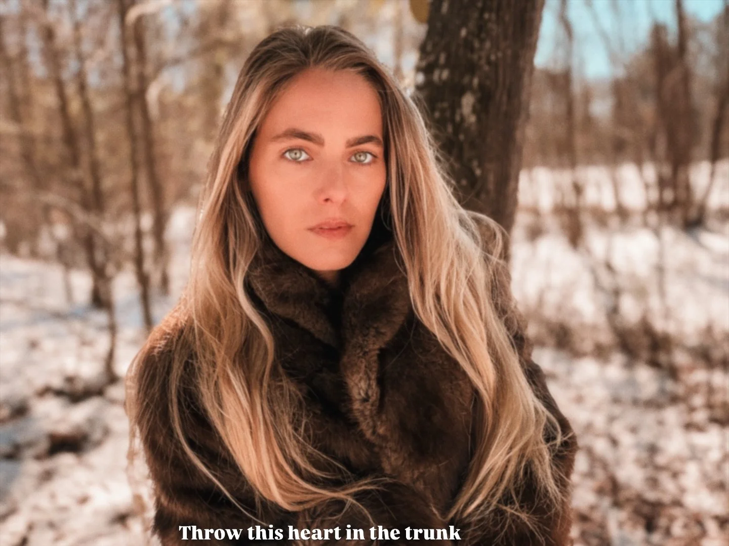 &hellip; throw this heart in the trunk
Just drive &amp; drive&hellip;