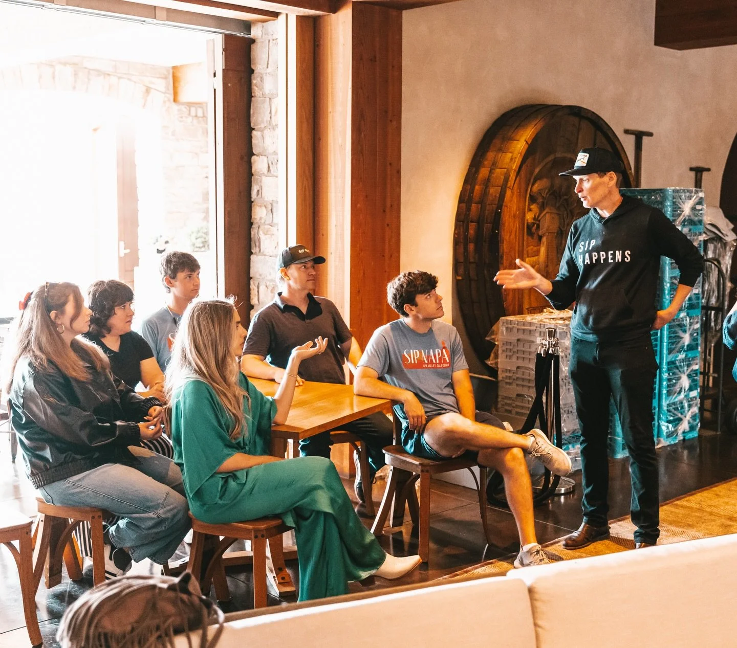 SIP Napa crew appreciation post.

To pull off a SIP experience it takes a village&hellip;. And this village is a pretty great one. 

Lots of love for everyone in these photos (and not photographed) for all of their time, energy, brain power, kindness