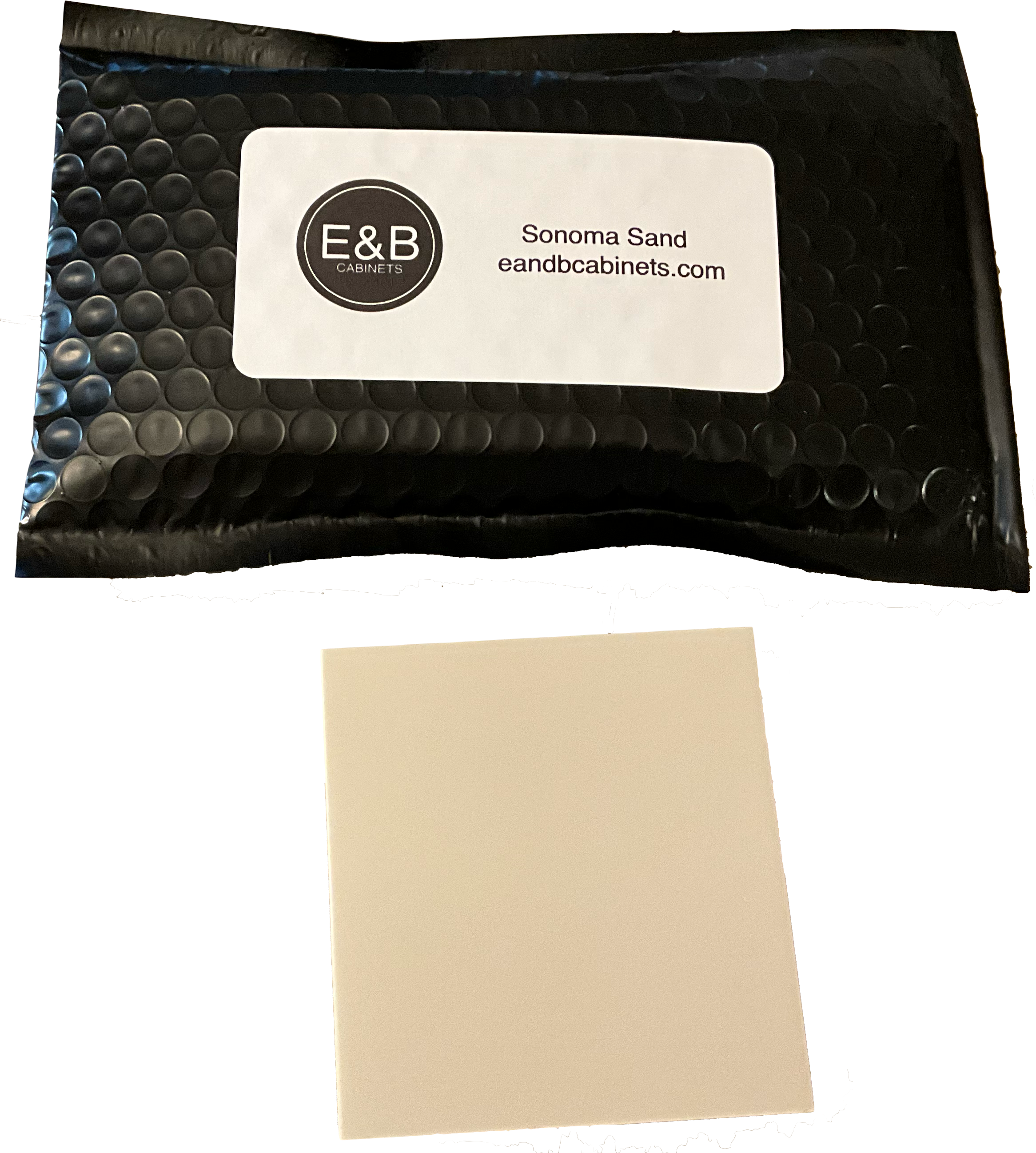 Sample of cabinet color block